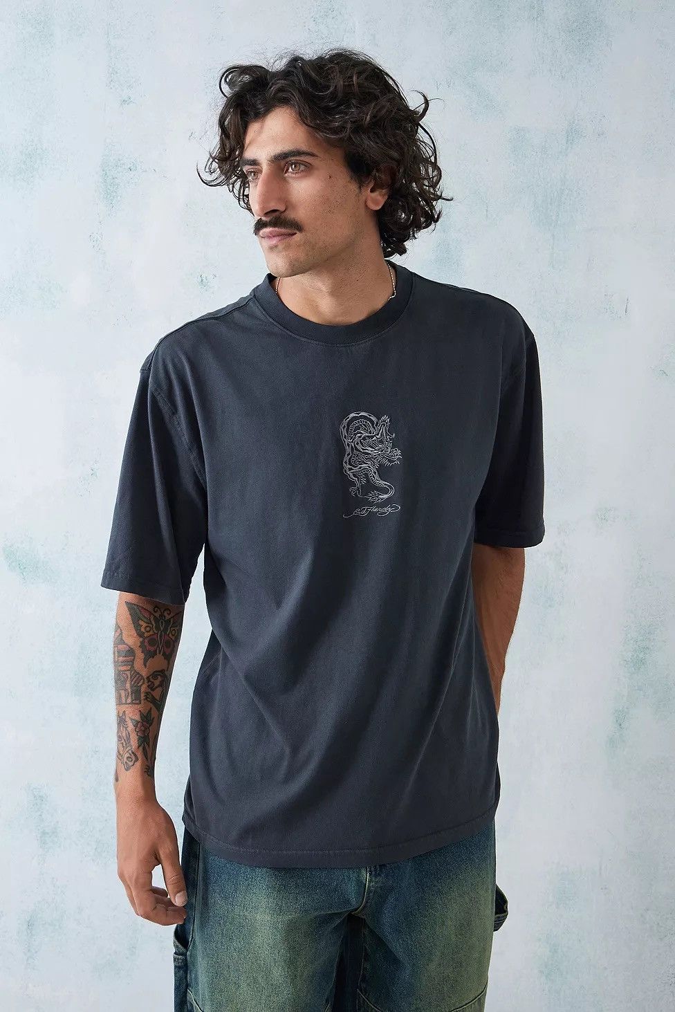 Ed Hardy 🇯🇵 Ed Hardy Exclusive Dragon Soul Christian Audigier T-Shirt Size US L / EU 52-54 / 3 - 3 Thumbnail