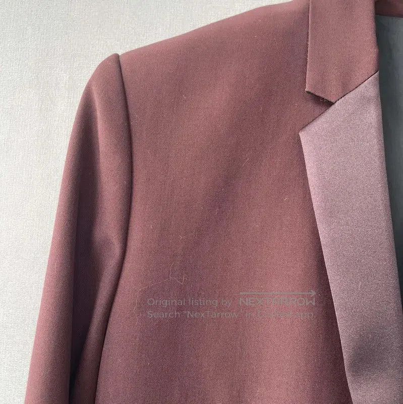 Dior Dior Men's Burgundy Blazer Jacket . Size US M / EU 48-50 / 2 - 6 Thumbnail
