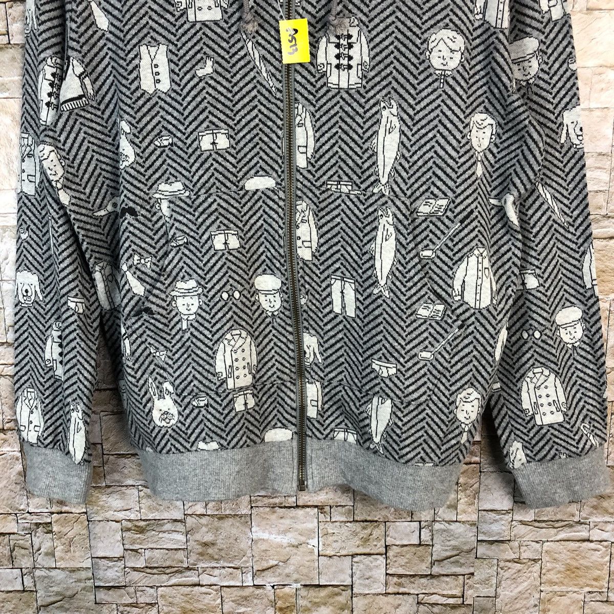 Ne-Net DL Ne Net by issey miyake fullprint sweater Hoodie #A513 Size US M / EU 48-50 / 2 - 6 Thumbnail