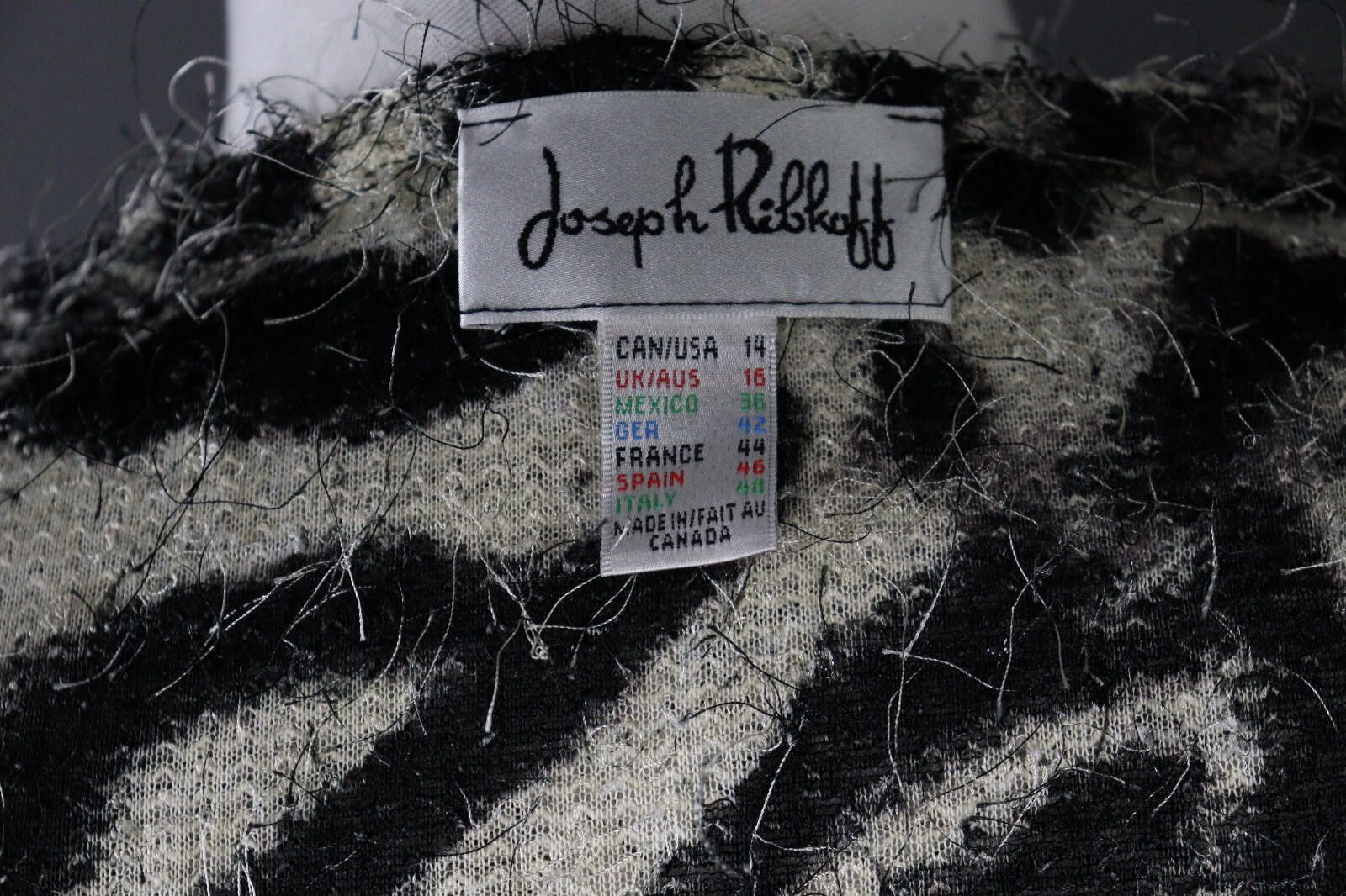 Designer Joseph Ribbkoff Leopard Print Sweater Size US 14 IT 48 Size XL / US 12-14 / IT 48-50 - 9 Thumbnail