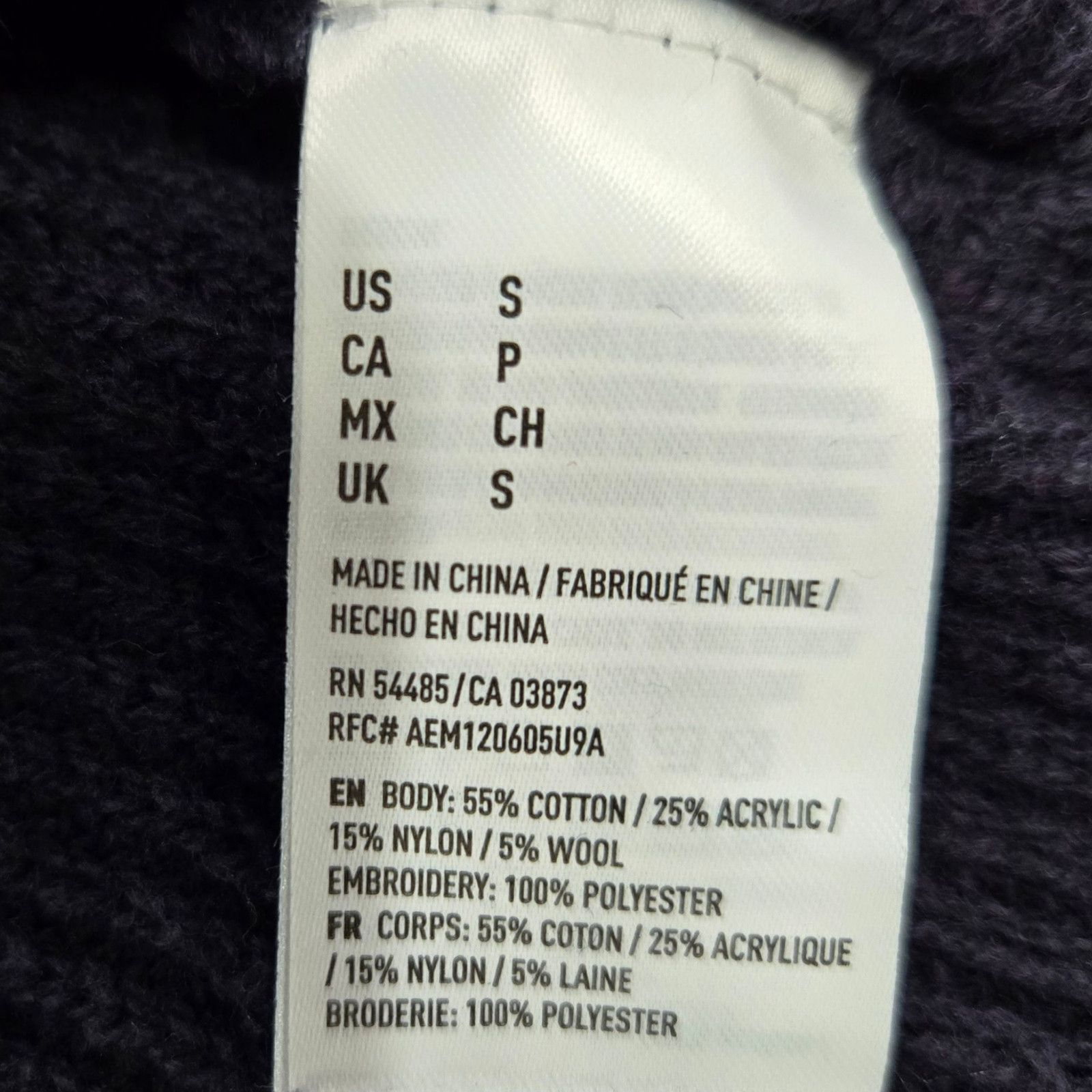 American Eagle Outfitters American Eagle Navy Floral Embroidered Sweater Size Small Size S / US 4 / IT 40 - 5 Thumbnail