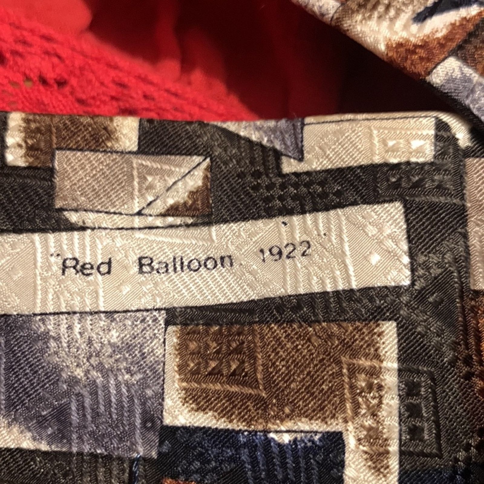 Vintage Paul Klee Designers in Motion Abstract Cubist silk necktie Size ONE SIZE - 6 Thumbnail