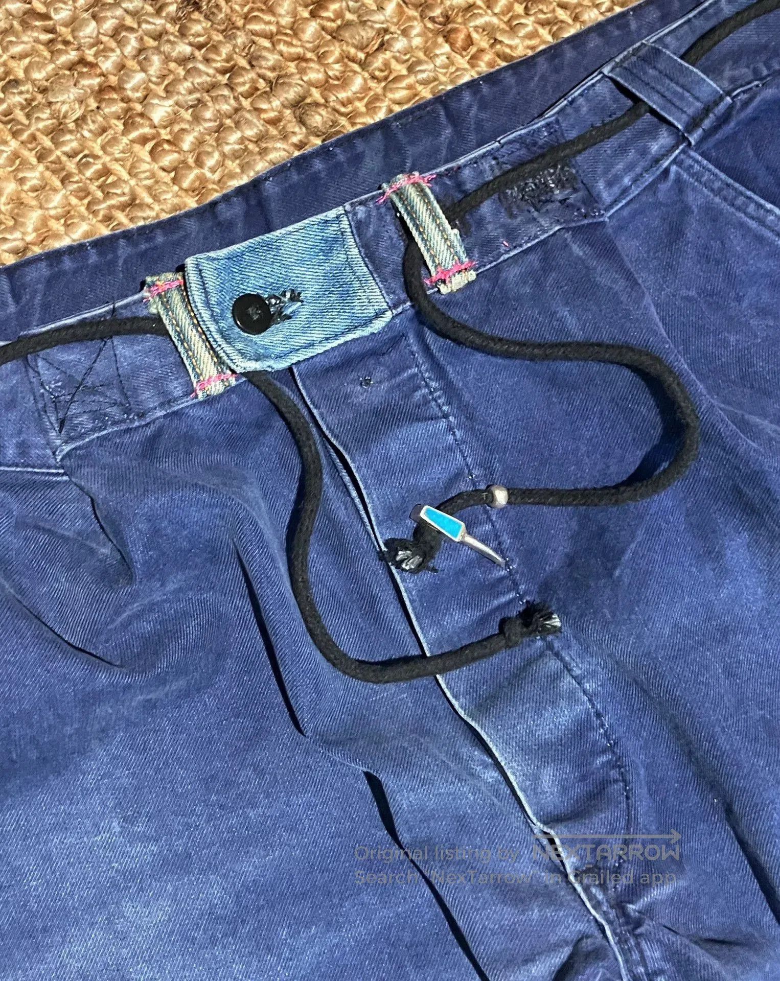 VINNY's Vintage French Blue Work Pants. Size US 30 / EU 46 - 4 Thumbnail