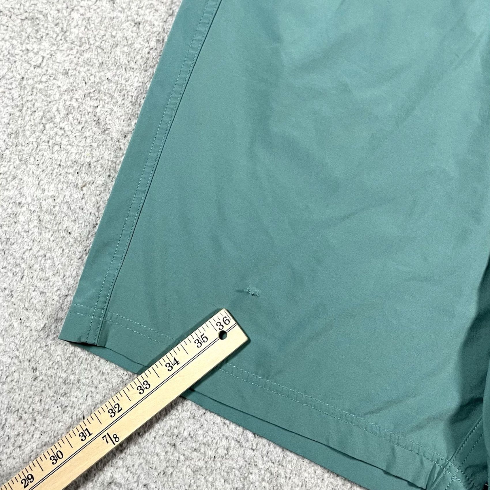 Vintage Free Fly Shorts Mens L Blue Lightweight Athletic Drawstring Training Performance Size US 33 - 2 Thumbnail