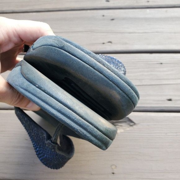 Other Fitflop Rokkit Supernavy Navy Blue Bling toe-post Size US 11 / IT 41 - 6 Thumbnail
