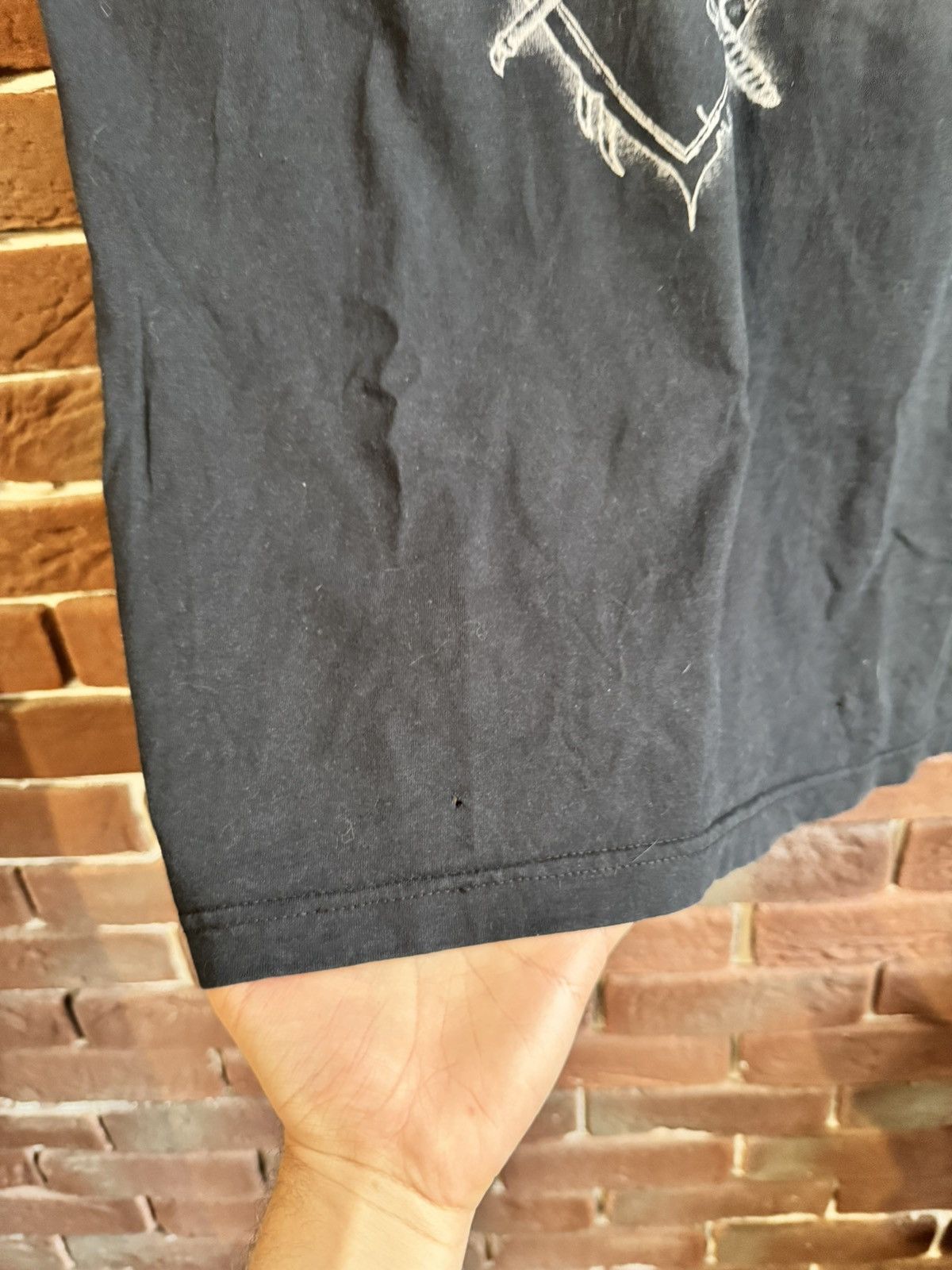 Band Tees Rare 00s Hellsaw Sins Of Might Vintage Band Black Metal Tee Size US L / EU 52-54 / 3 - 5 Thumbnail