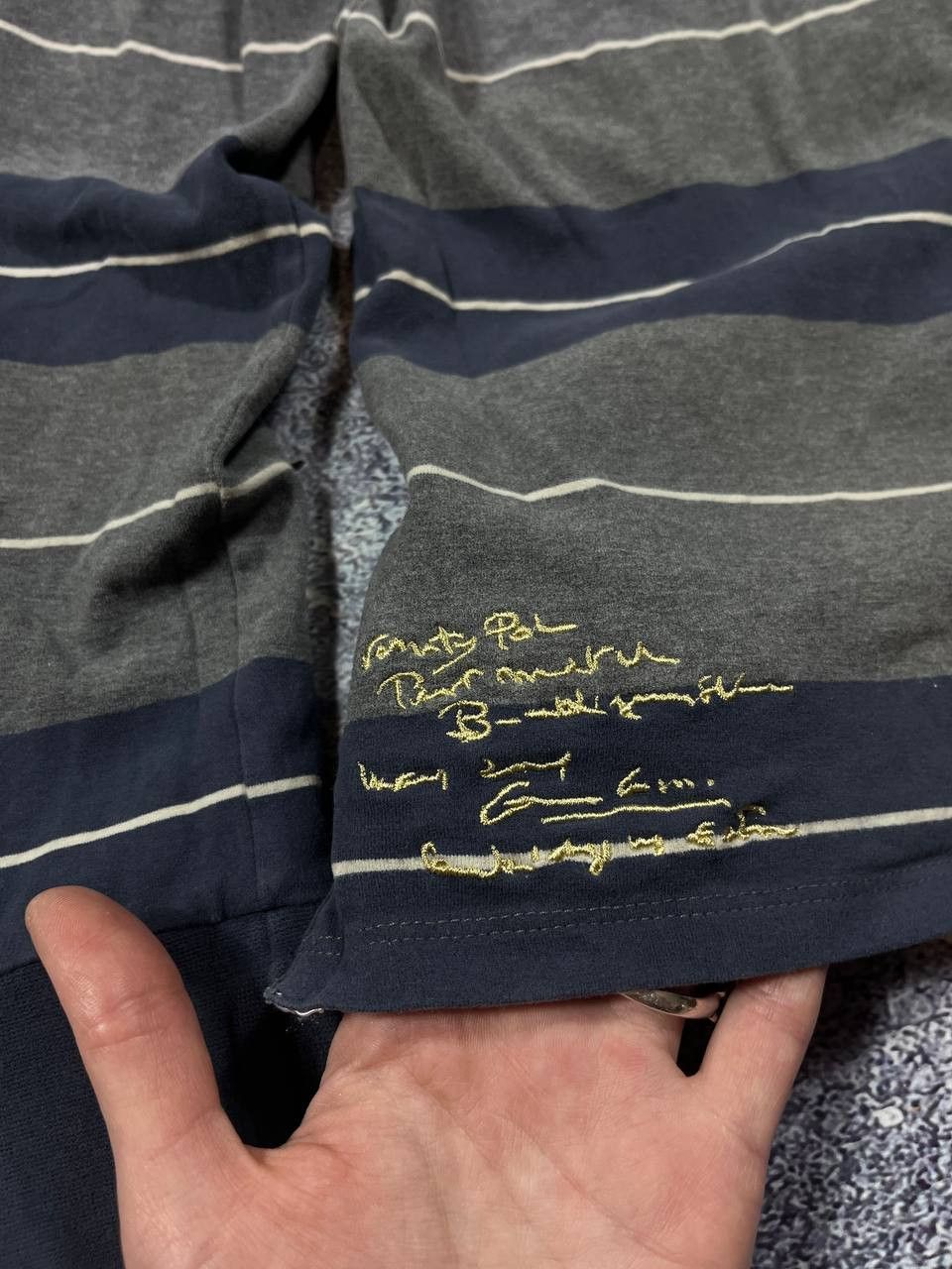 Vintage La Martina polo cashmere rugby long sleeve sweater