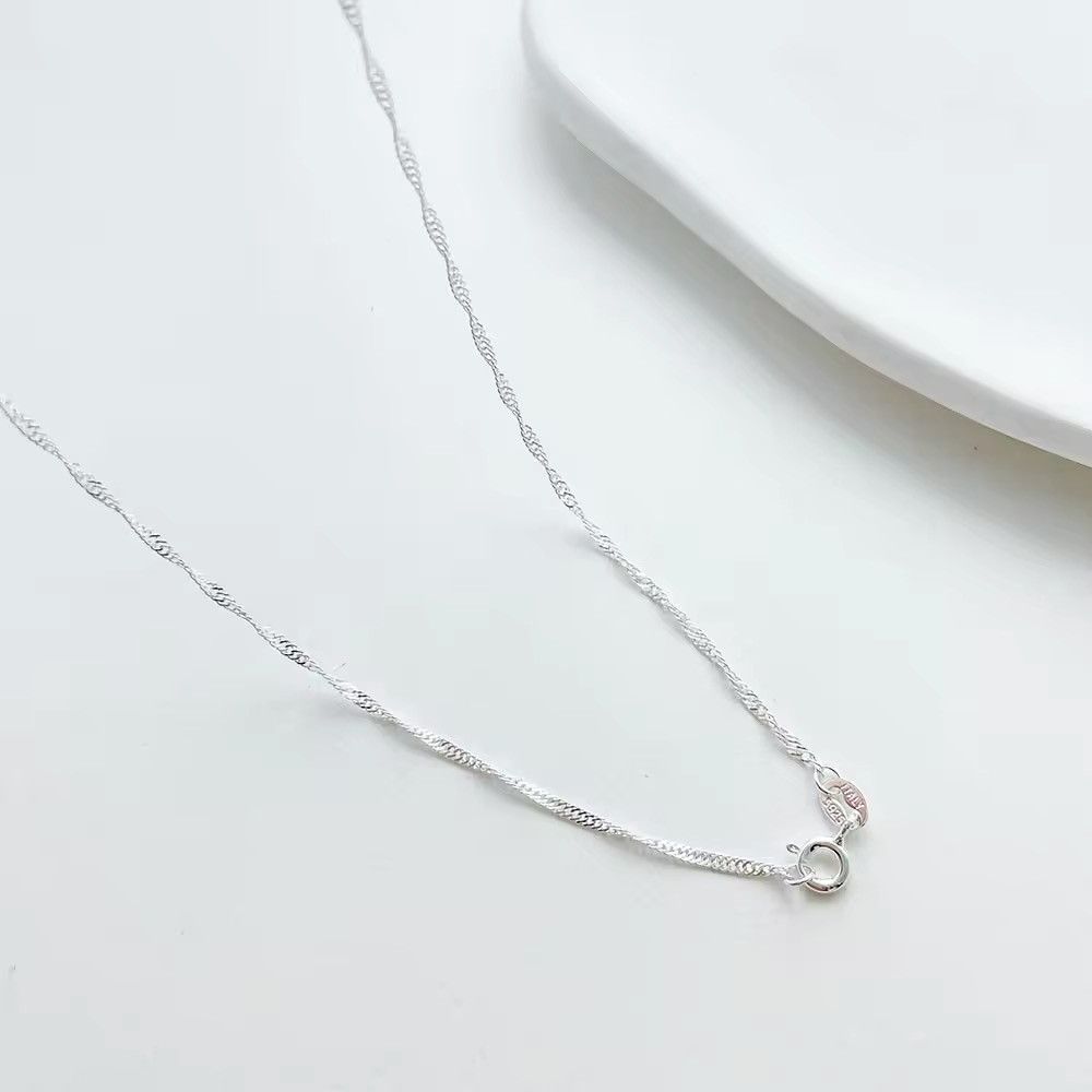 Jewelry × Vintage 1.5mm Water Wave Chain Necklace Size ONE SIZE - 3 Thumbnail