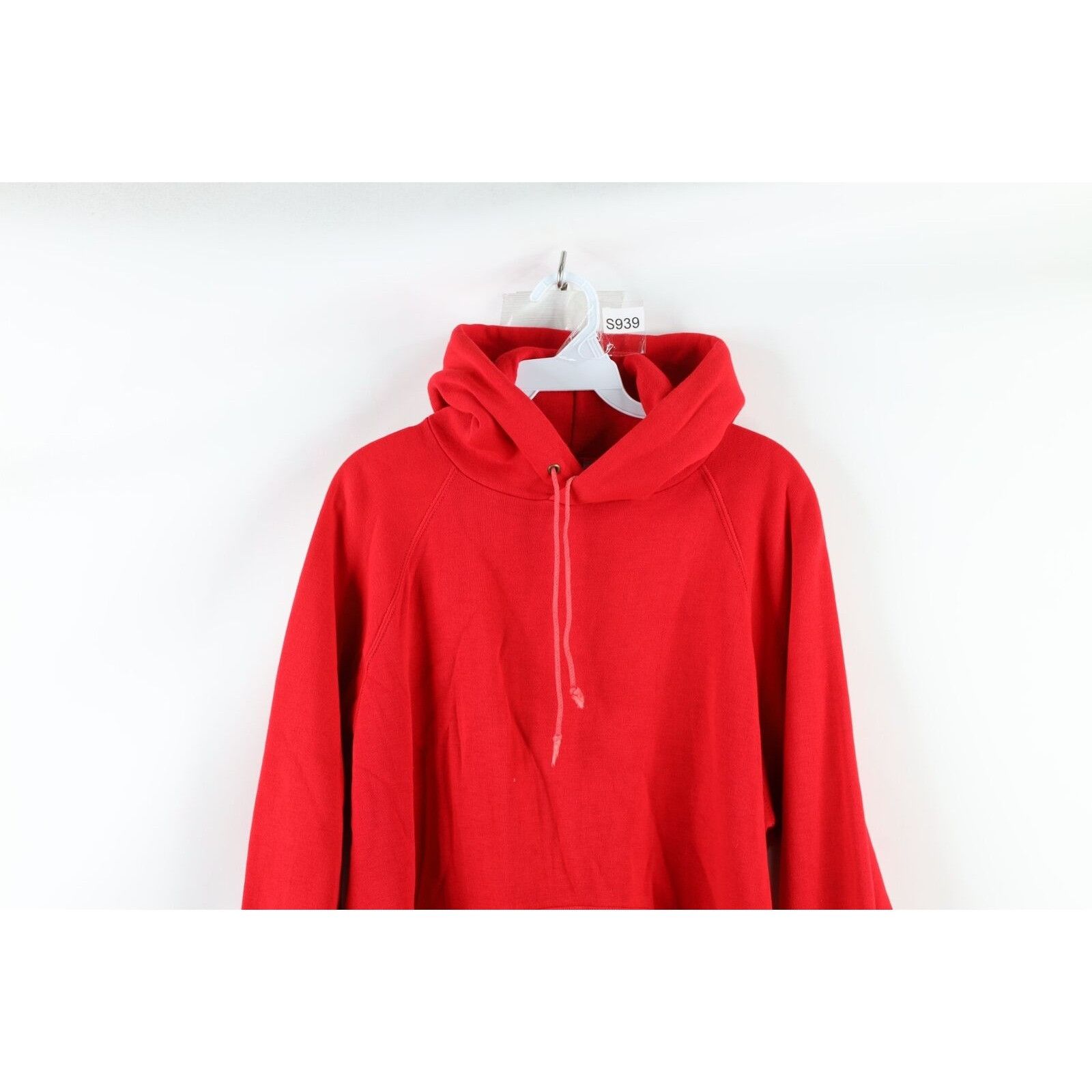 Vintage Vintage 70s Streetwear Distressed Blank Hoodie Sweatshirt Size US L / EU 52-54 / 3 - 2 Thumbnail