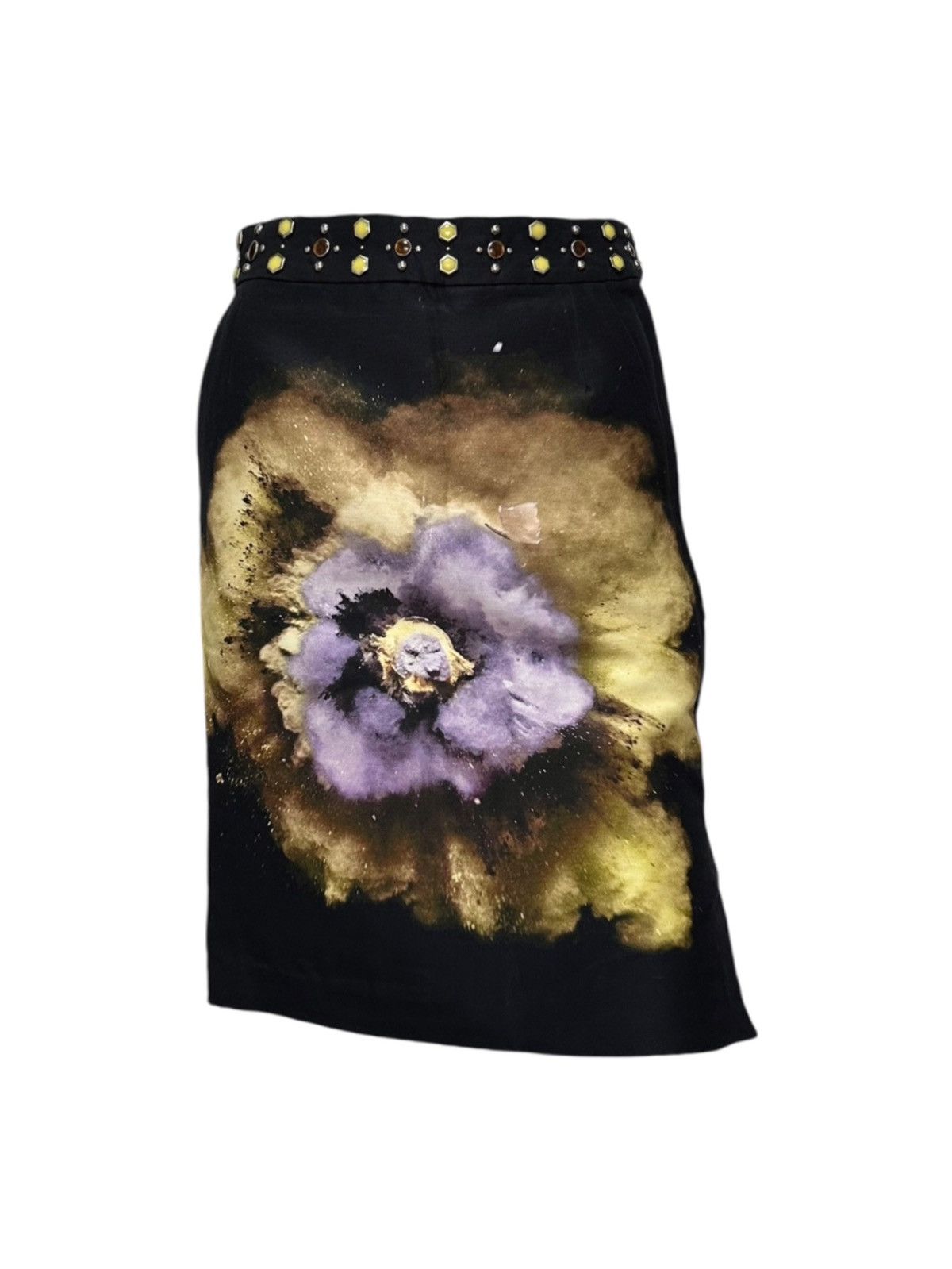 Undercover UNDERCOVER S/S 2016 "The Greatest" Flower Print Studs Skirt Size 27" / US 4 / IT 40 - 1 Thumbnail