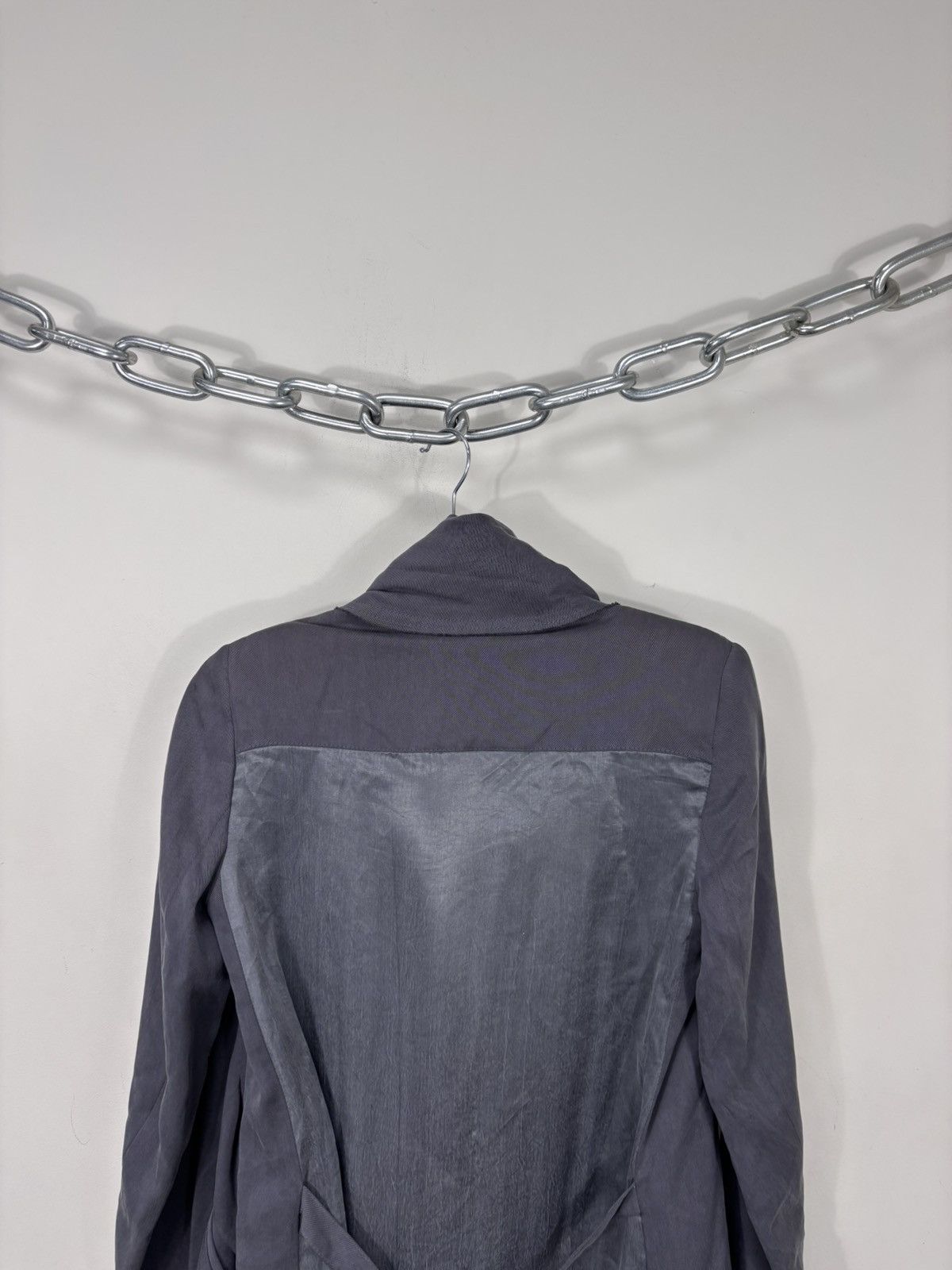 Allsaints AllSaints Hoxton Monument Coat Women’s Grey Asymmetrical Size S / US 4 / IT 40 - 16 Thumbnail