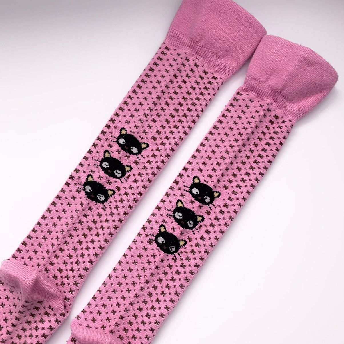 Vintage Rare 2005 Chococat pink knee high socks Size ONE SIZE - 9 Thumbnail