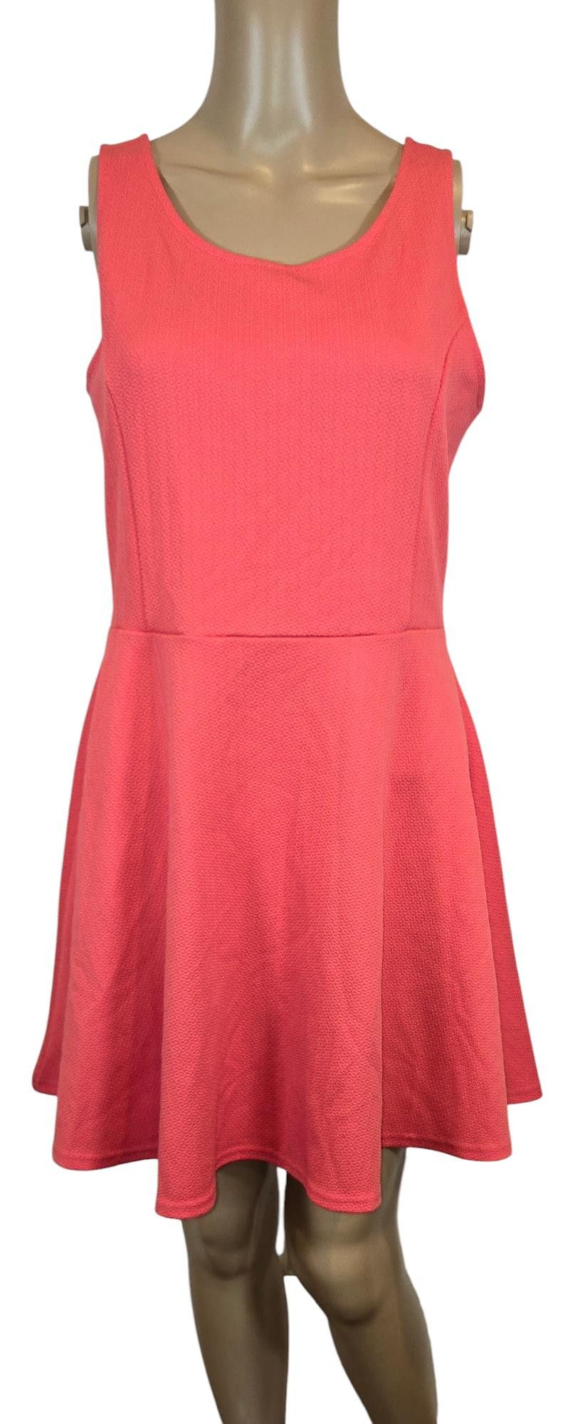 H&M H&M Divided Coral Sleeveless Dress - Size 12 Size XL / US 12-14 / IT 48-50 - 1 Thumbnail