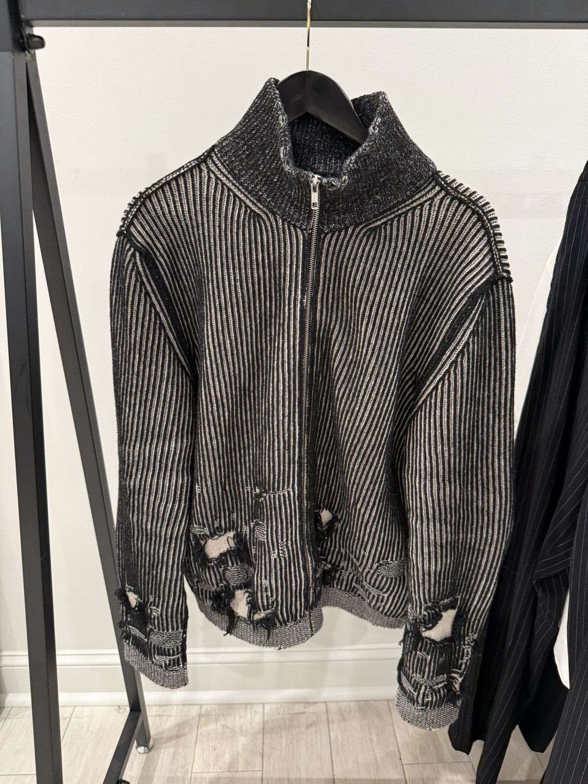 Maison Margiela Maison Margiela Ribbed Turtkeneck Knitwear Sweater Size US M / EU 48-50 / 2 - 1 Thumbnail
