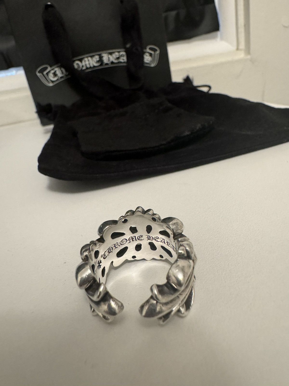 Chrome Hearts Chrome Hearts Double Floral Ring Size ONE SIZE - 7 Thumbnail