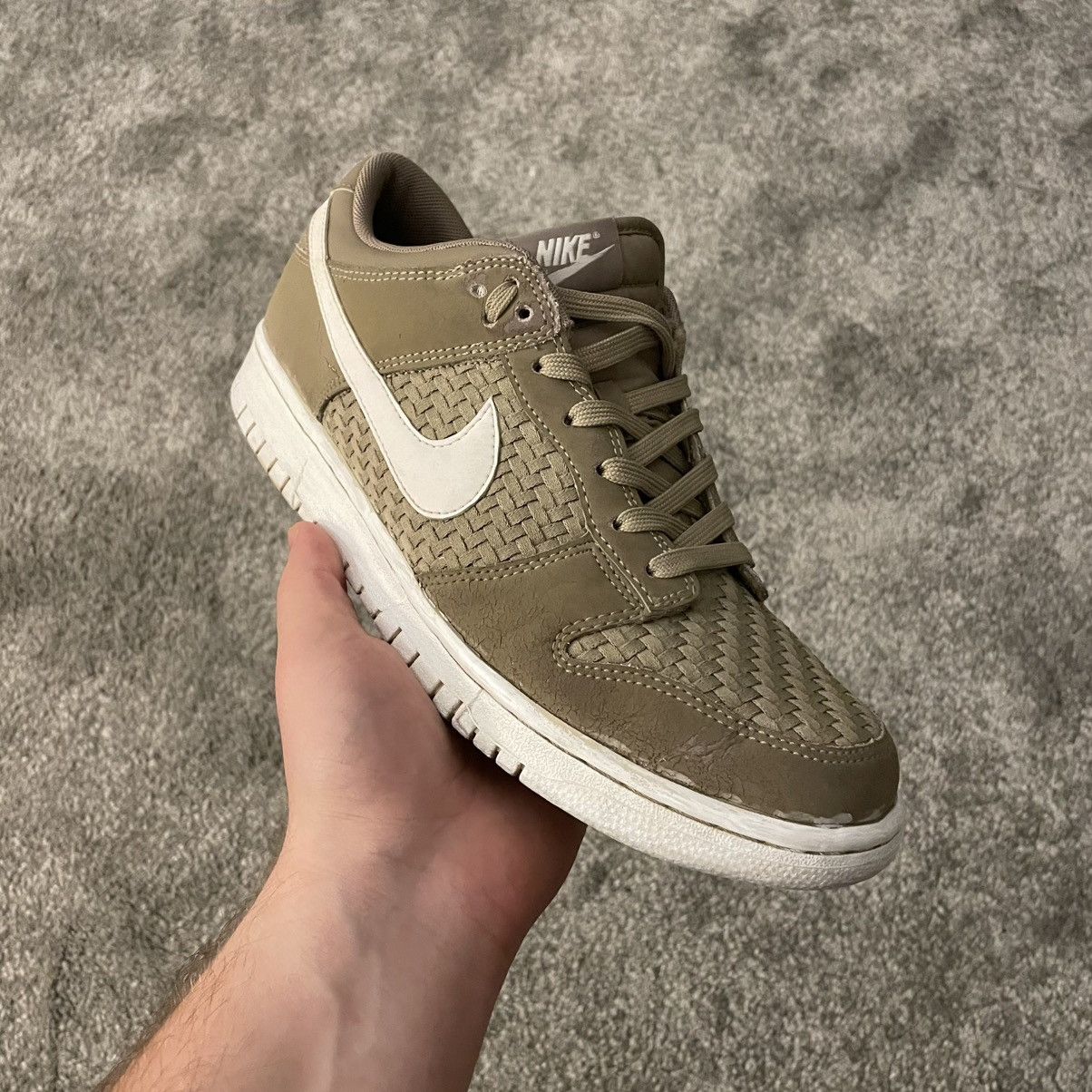 Nike Nike Dunk Low ‘Woven Khaki’ Size US 9.5 / EU 42-43 - 1 Thumbnail