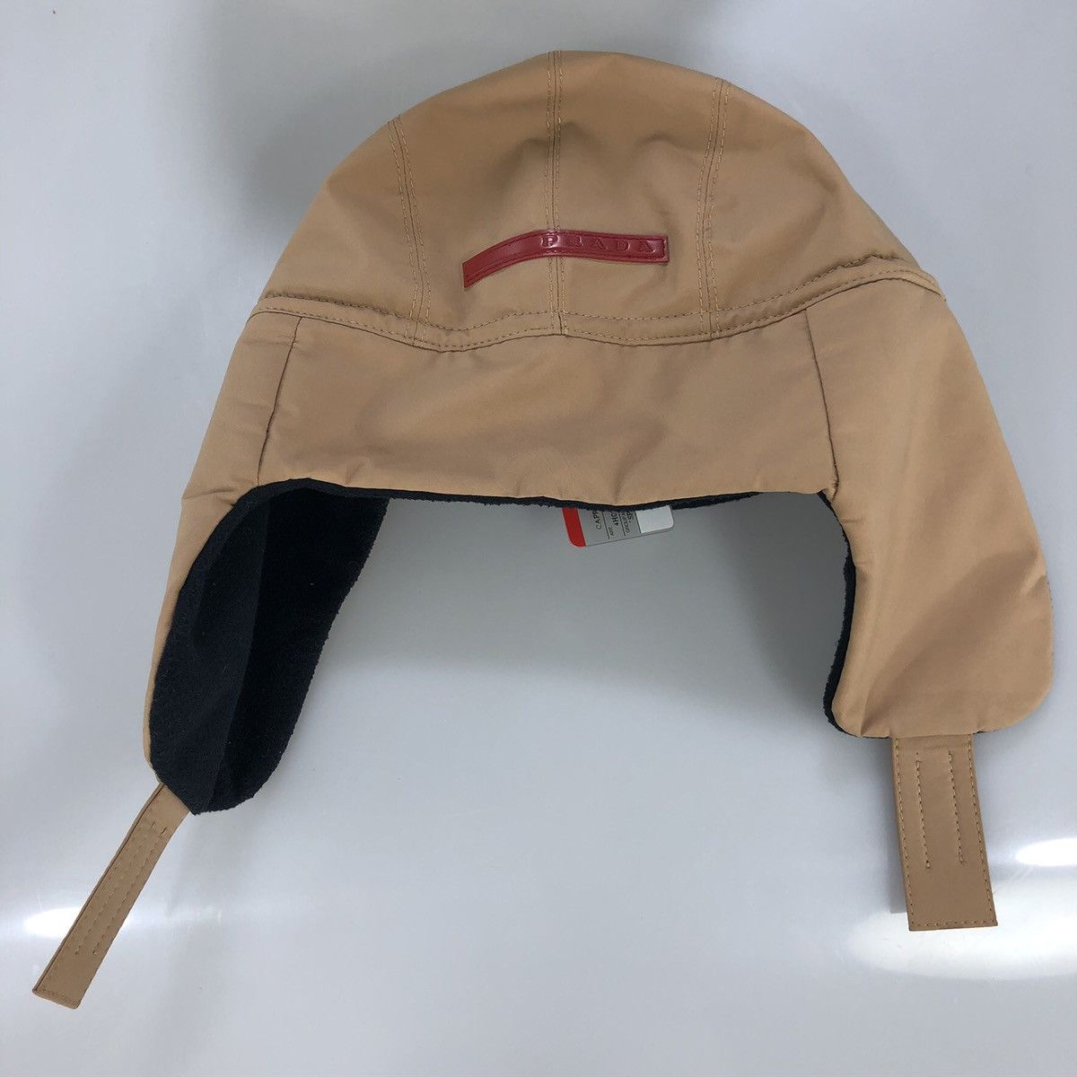 Prada Prada brown techno logo insulated trapper cap NWT Size ONE SIZE - 10 Thumbnail