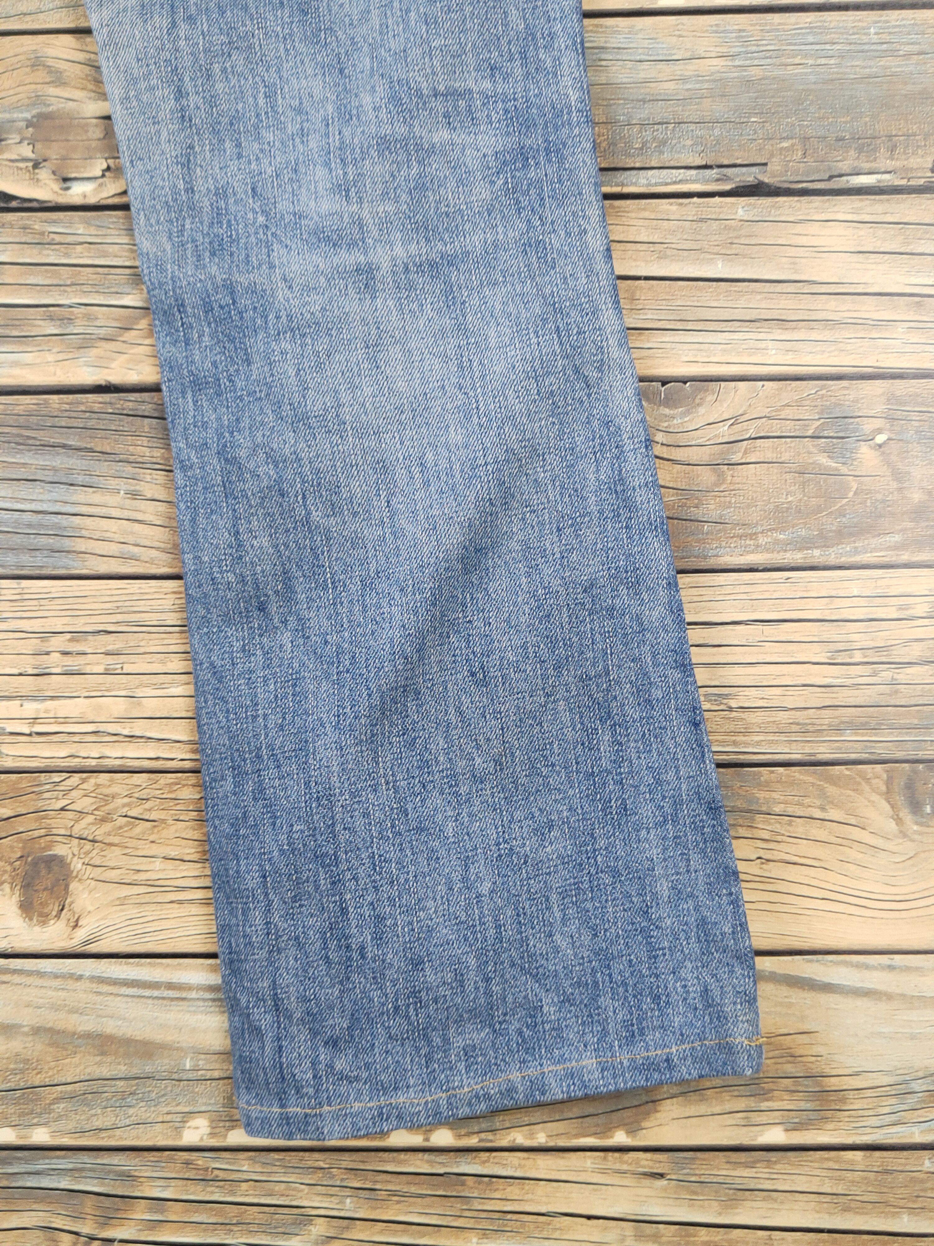 Edwin Edwin Blue Distressed Ripped denim Jeans #W1907 Size US 28 / EU 44 - 12 Thumbnail