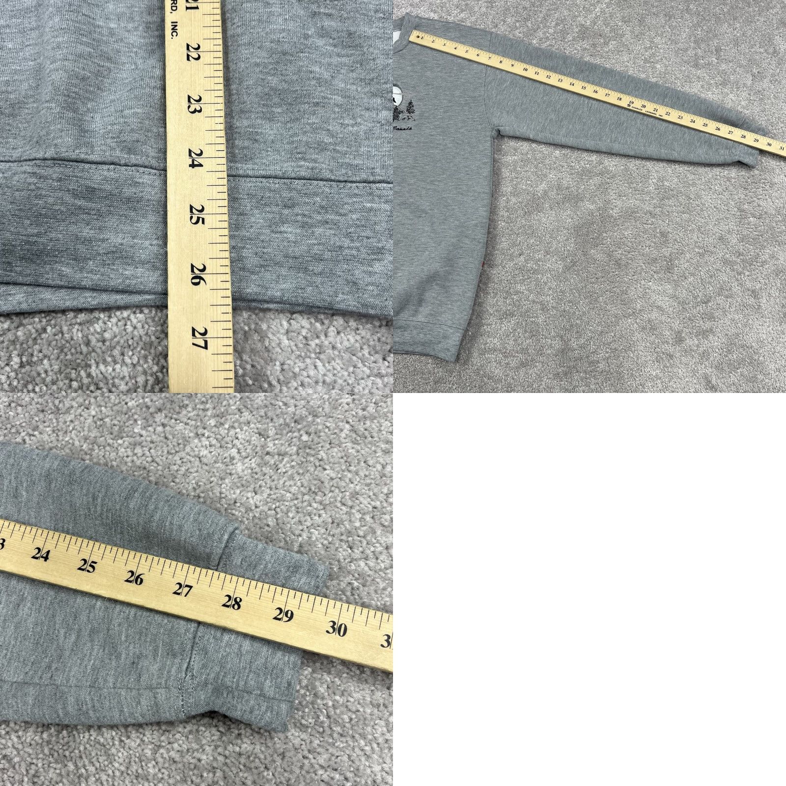 Vintage VINTAGE Canada Wolf Sweatshirt Adult L Gray Embroidered Rundle Wear Logo Knitting Pullover 90s Nature Mountains Moon Mens Size US L / EU 52-54 / 3 - 9 Thumbnail