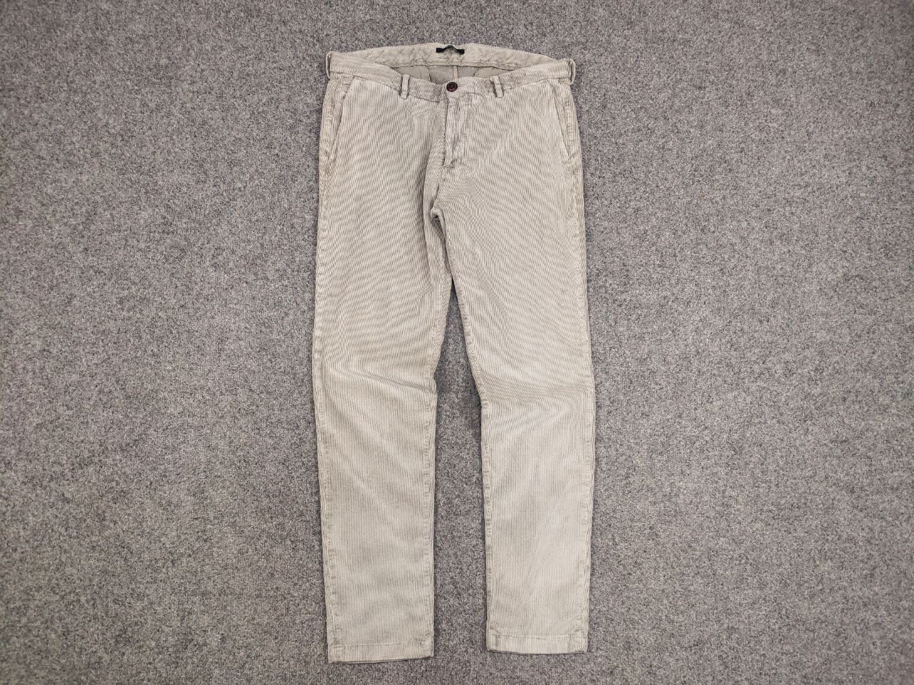Boggi Boggi Milano Design Classic Corduroy Ankle Trouser Pants Size US 36 / EU 52 - 7 Thumbnail