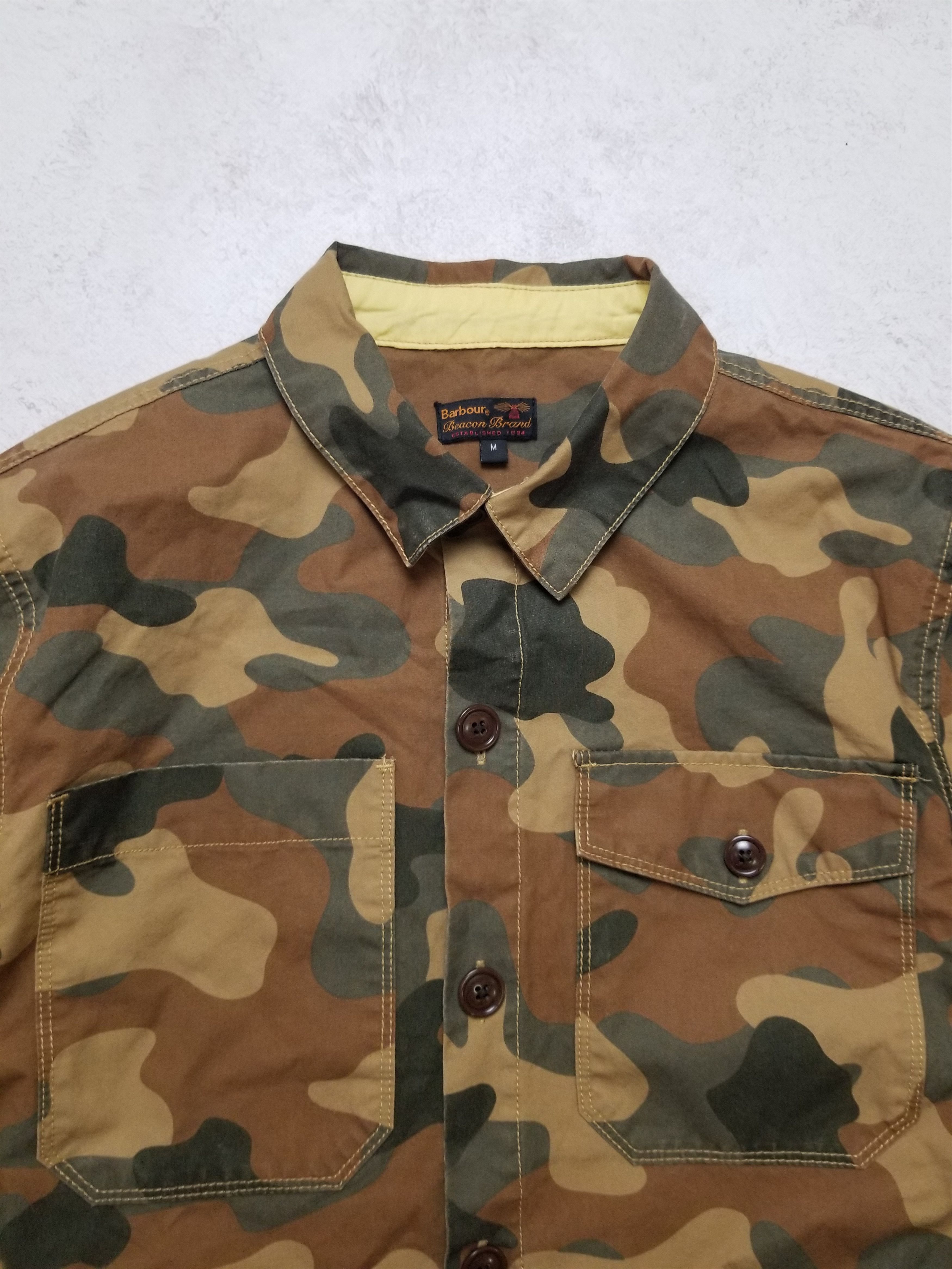 Barbour Barbour Haritage Camouflage Heavy Overshirt Cotton Jacket Size US M / EU 48-50 / 2 - 8 Thumbnail