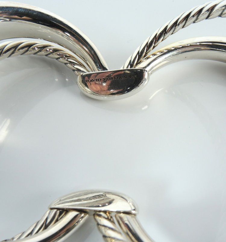 David Yurman o1smst1ft0424 Two Cabel and 2 High Polished Domed Cuffs Size ONE SIZE - 5 Thumbnail
