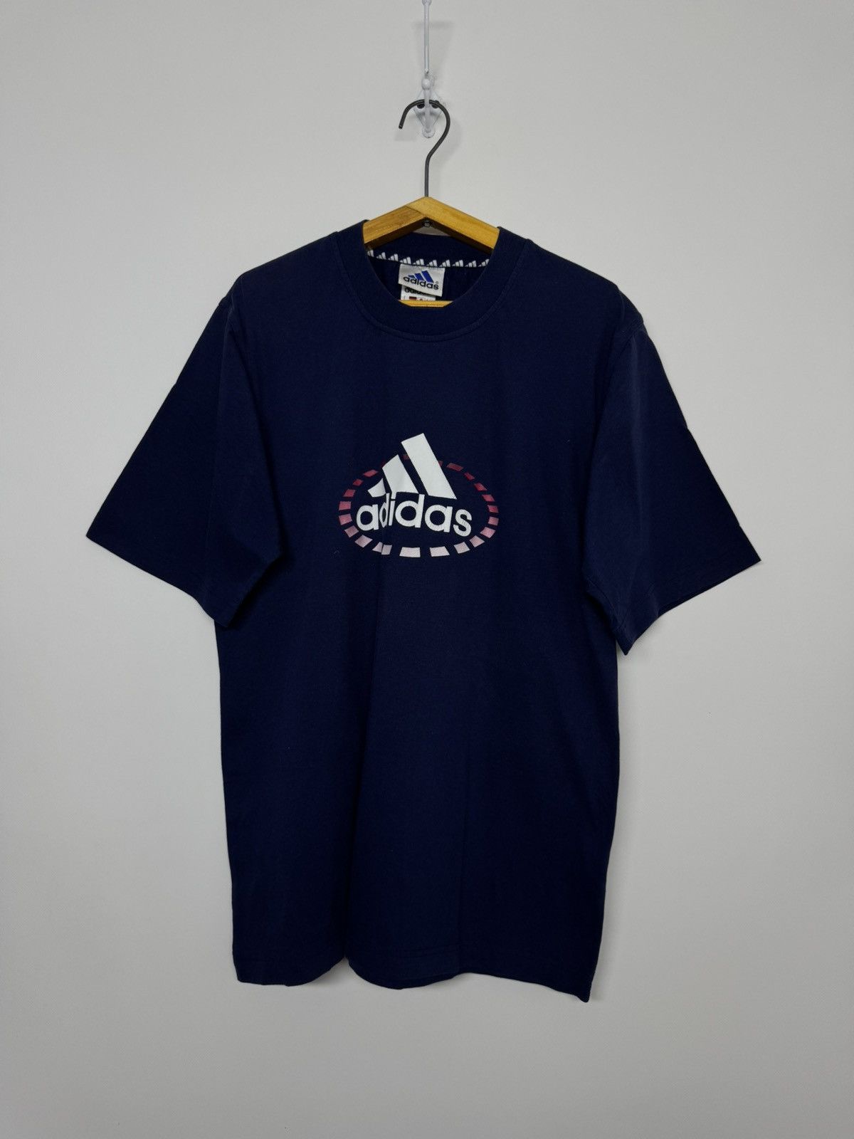 Adidas Vintage Adidas Big Logo T-Shirt 90’s Size US S / EU 44-46 / 1 - 4 Thumbnail