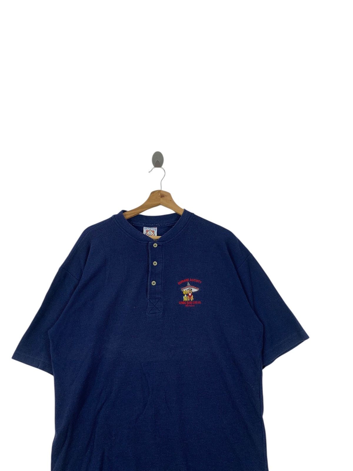 Vintage Vintage YACHT CLUB Cabo San Lucas Embroidered Logo Baggy Size L / US 10 / IT 46 - 2 Thumbnail