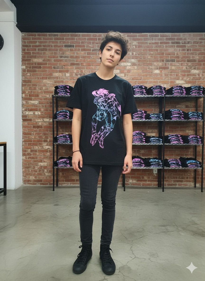 Anime Rare Jojo Bizarre Advanture anime shirt Size US M / EU 48-50 / 2 - 1 Thumbnail