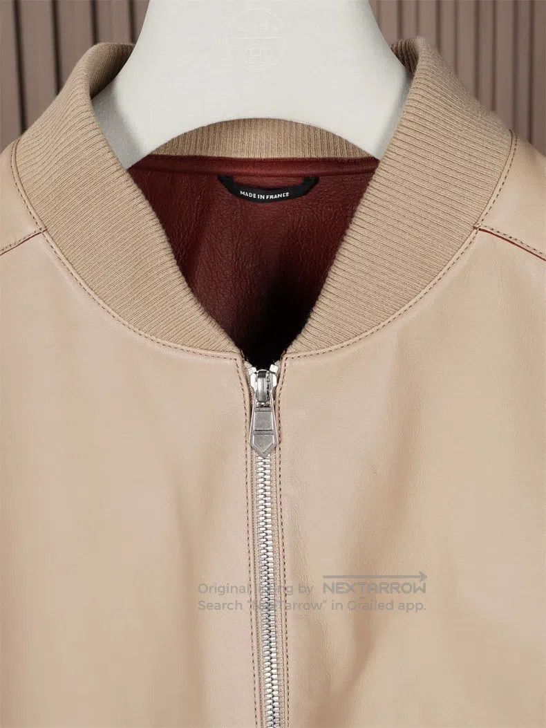 Hermes Hermes Men's Runway Leather Jacket Size US L / EU 52-54 / 3 - 6 Thumbnail