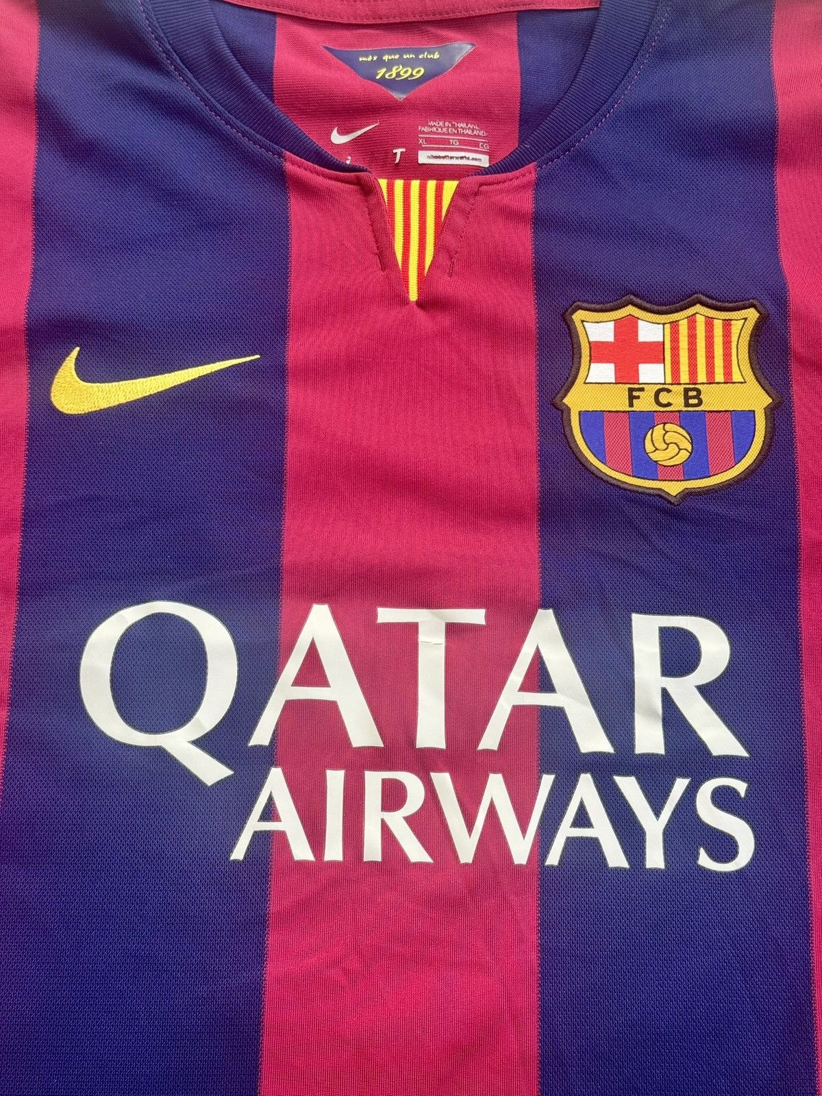 Nike FC Barcelona Nike Messi Shirt Size US XL / EU 56 / 4 - 2 Thumbnail