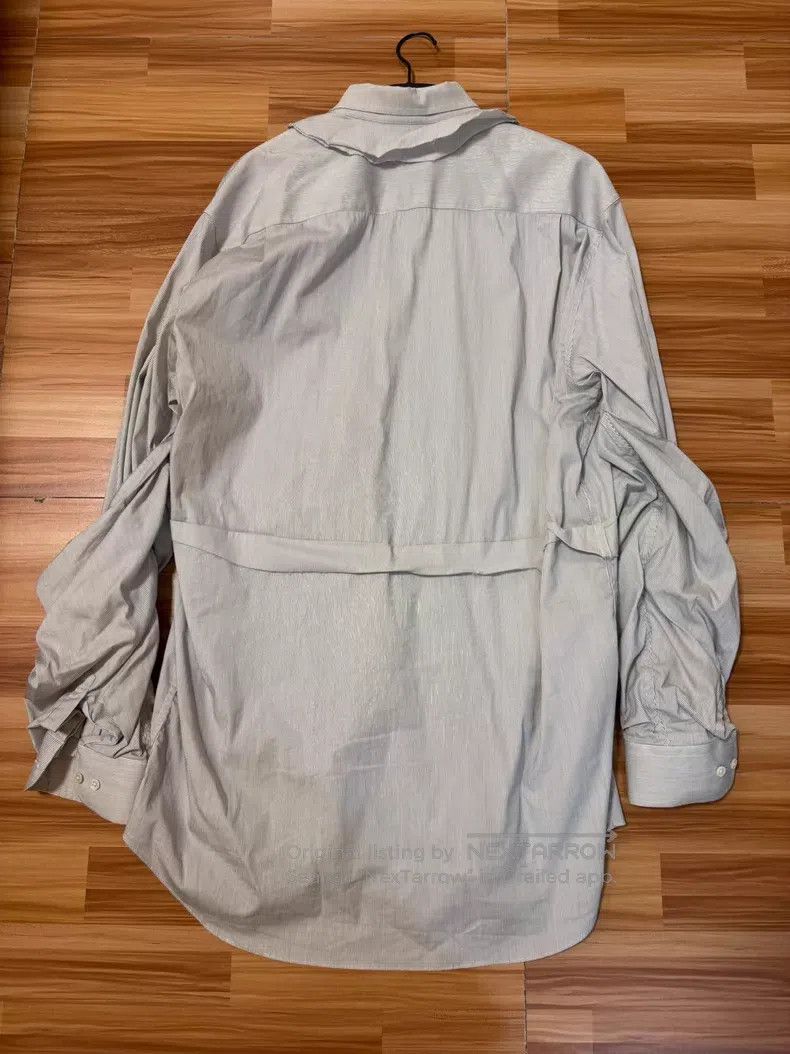 Vetements VETEMENTS White Plaid Shirt Fake Two-Piece Layered Destroy Size US S / EU 44-46 / 1 - 2 Thumbnail