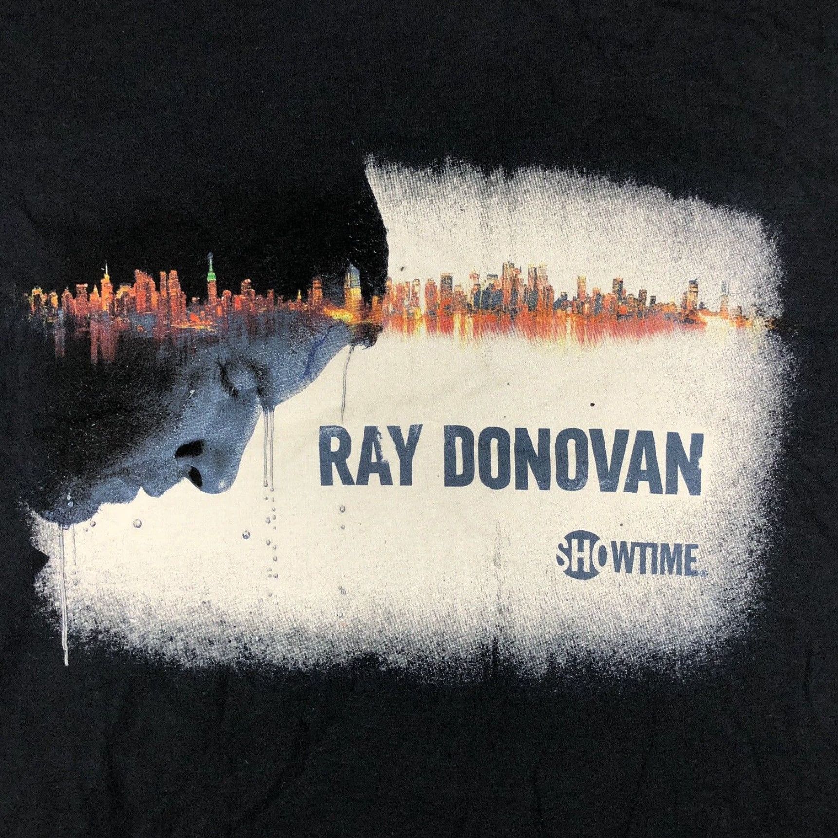 Vintage Ray Donovan Shirt Men Medium Black Tee Long Sleeve Show Time TV Show Promo Adult Size US M / EU 48-50 / 2 - 3 Thumbnail
