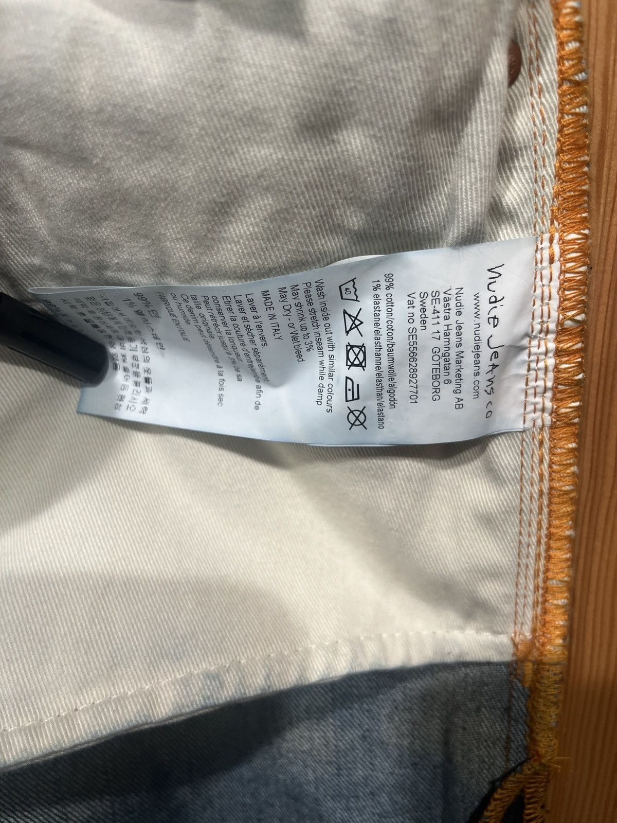 Nudie Jeans Nudie Jeans Grim Tim Size US 33 - 5 Thumbnail