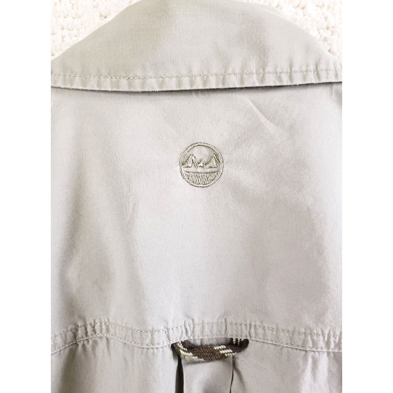 Wrangler Wrangler Outdoors Men's L Khaki Long Sleeve Hiking Fishing Button Up Shirt Size US L / EU 52-54 / 3 - 6 Thumbnail