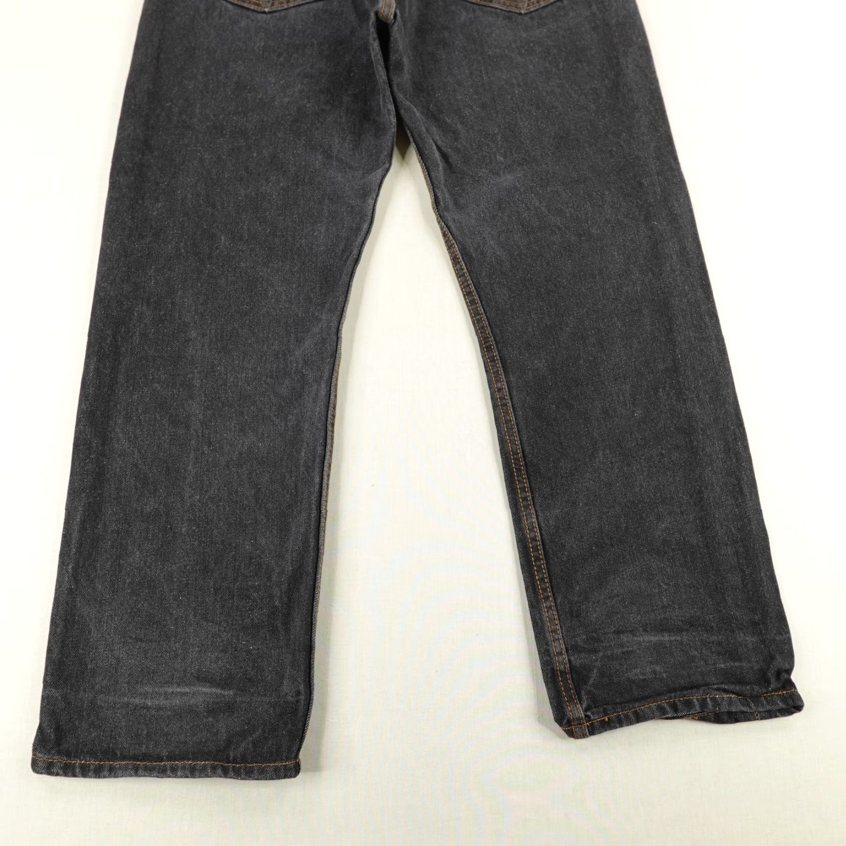 Levi's Levi's 501 Jeans Mens 38x30 Black Straight Leg Button Fly Cotton Denim Size US 38 / EU 54 - 7 Thumbnail
