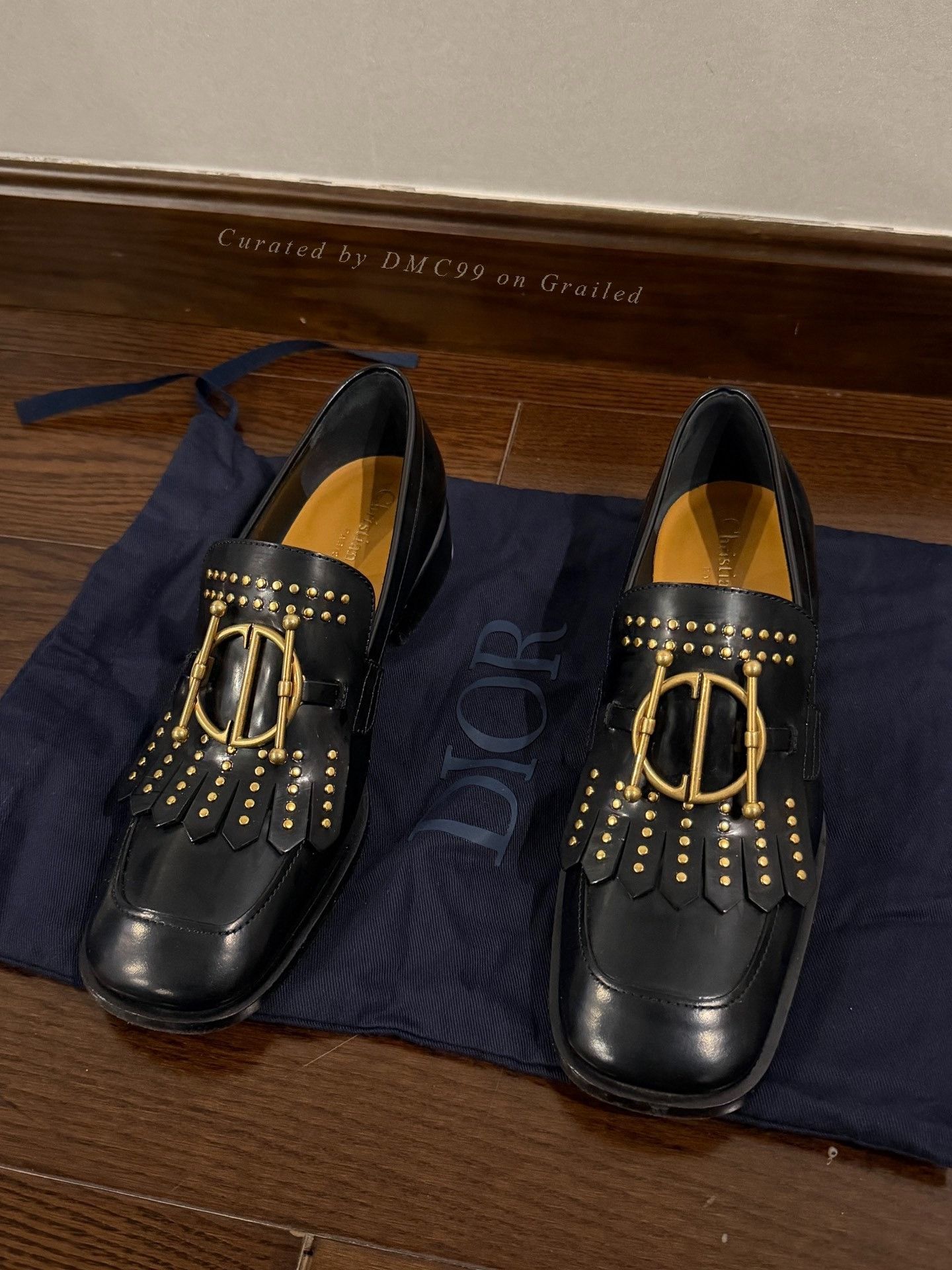 Dior Dior Women's Studded Leather Shoes 36 Size US 5 / IT 35 - 1 Thumbnail