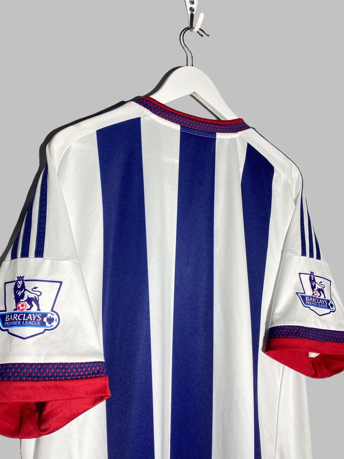 Adidas Adidas West Bromwich Albion 2015/16 Home Football Shirt Size US XXL / EU 58 / 5 - 16 Thumbnail