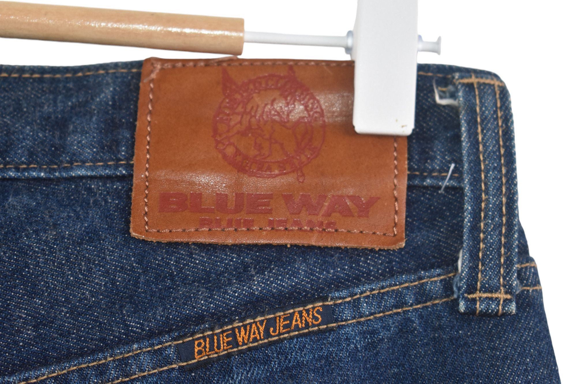 Blue Blue Japan × Japanese Brand Wide Leg 🔥 Blue Way Japanese Jeans W29 Size US 29 - 6 Thumbnail