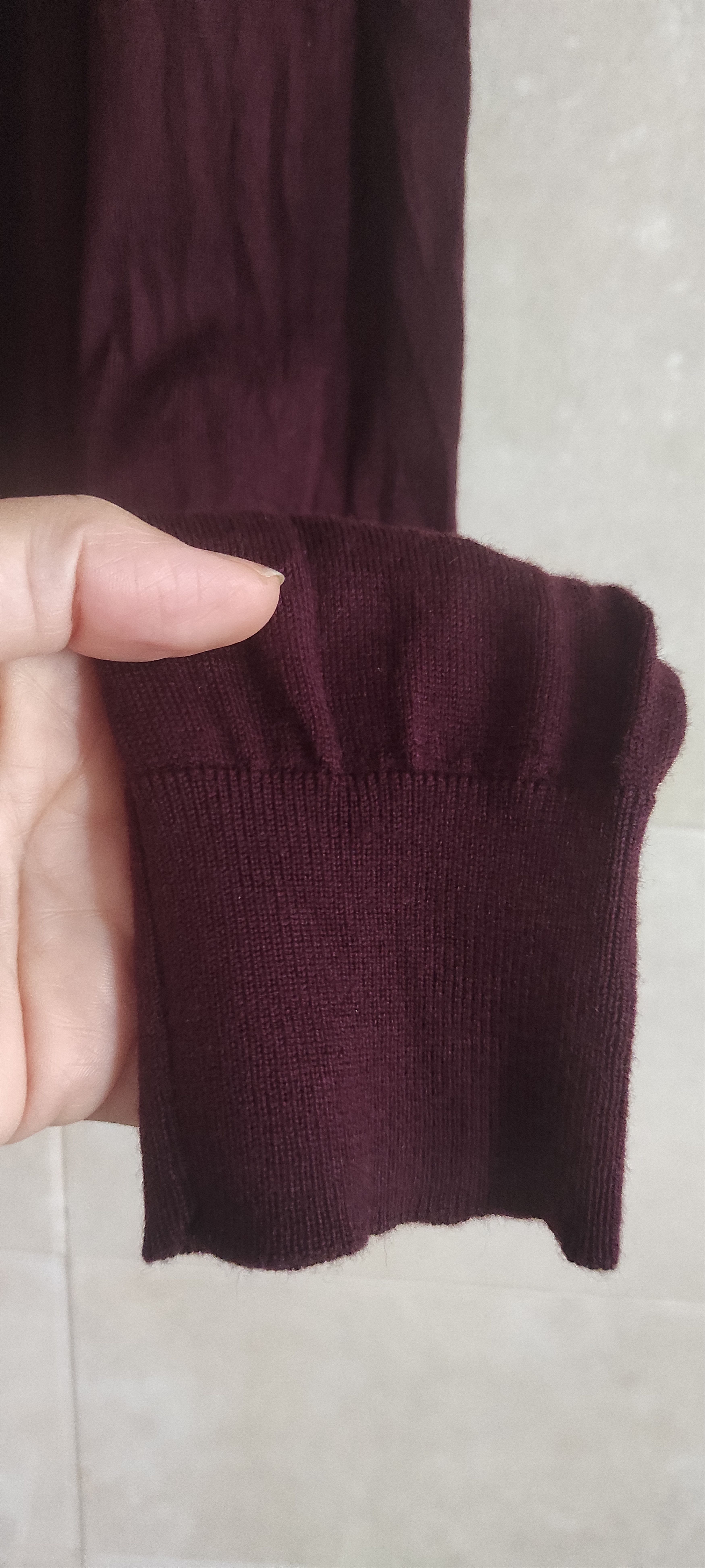 Polo Ralph Lauren Polo Ralph Lauren Knit Merino Red Wine Crew Neck Pullover Size US XL / EU 56 / 4 - 8 Thumbnail