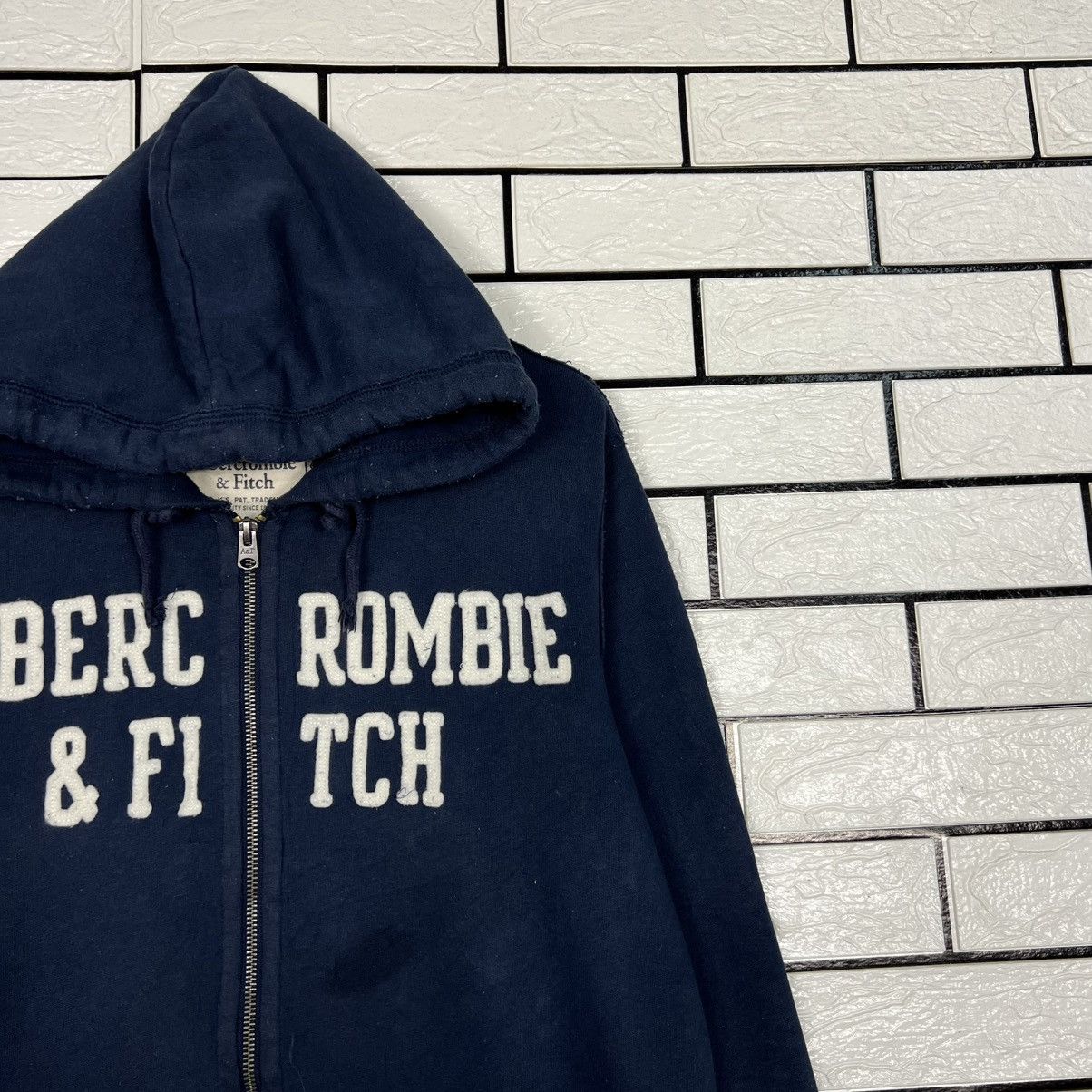 Abercrombie & Fitch ABERCROMBIE & FITCH Big Logo Zipper Hoodies #4186-C191 Size US S / EU 44-46 / 1 - 4 Thumbnail