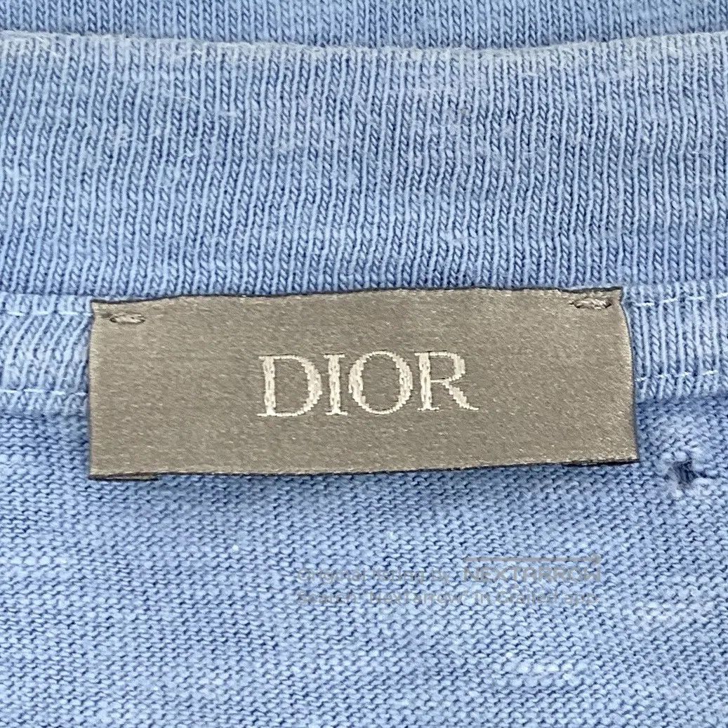 Dior Dior Dark blue distressed design cotton round neck short s Size US M / EU 48-50 / 2 - 6 Thumbnail