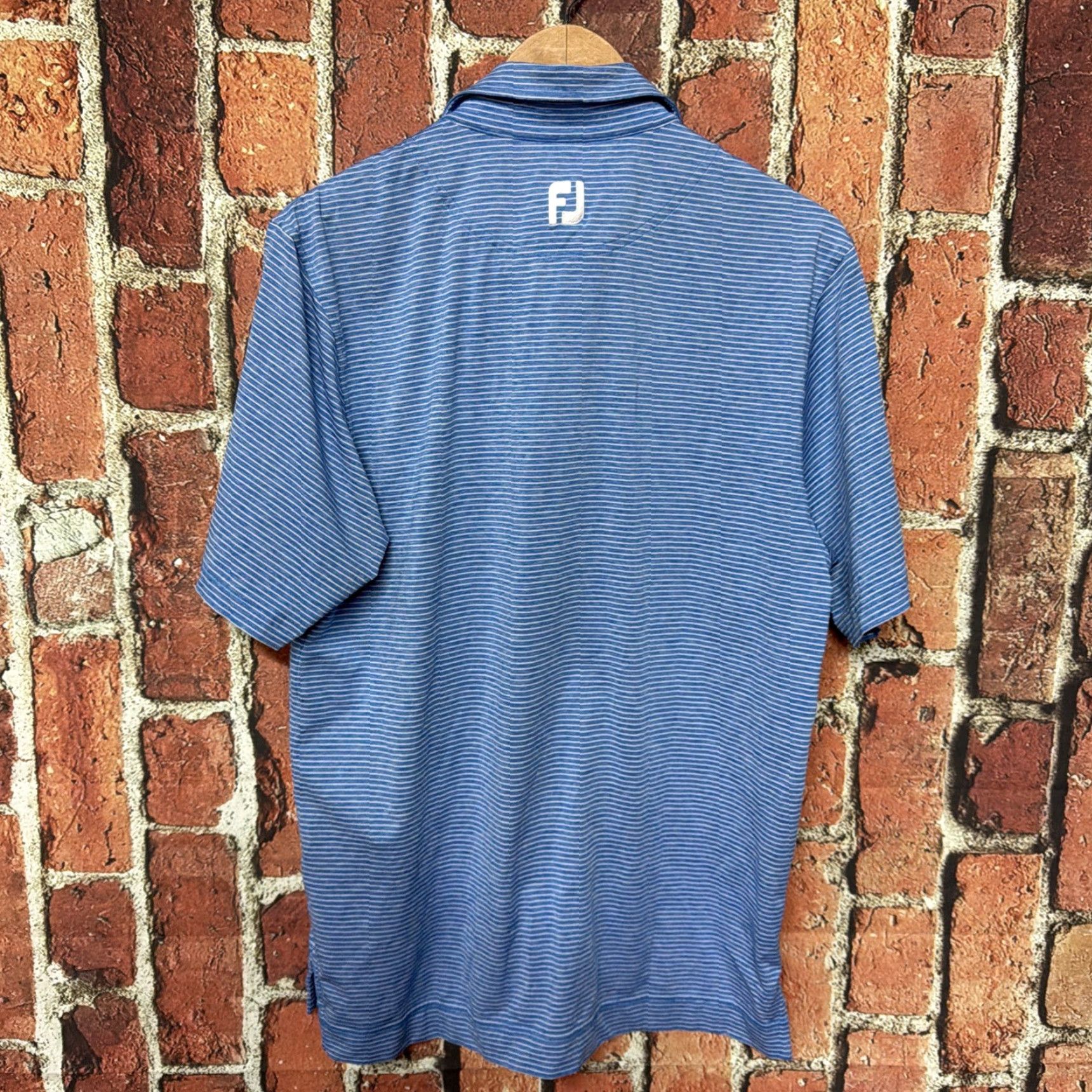 Footjoy FootJoy Mens Button-Down Shirt Short Sleeve National Shooting Sports Foundation Small Blue Golf Mens Small Button-Up Shirt Size US S / EU 44-46 / 1 - 3 Thumbnail