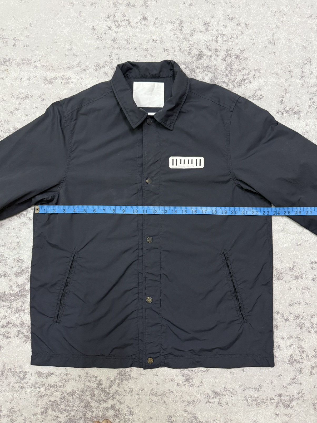 White Mountaineering WHITE MOUTAINEERING BACKHIT LOGO COACH JACKET Size US L / EU 52-54 / 3 - 14 Thumbnail