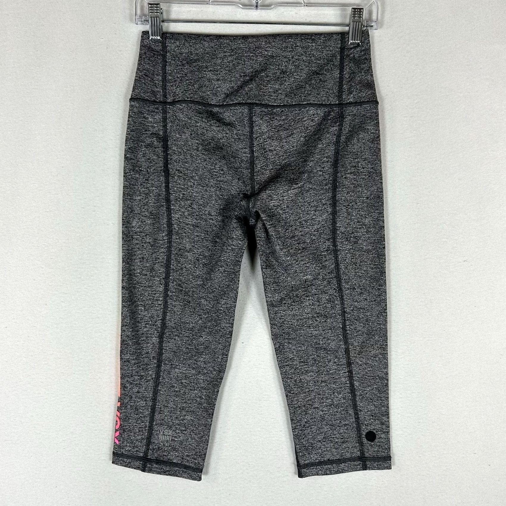 Victoria's Secret VSX Victoria’s Secret Sport Capri Leggings Womens Small Gray Drawstring Capri Sports Size 28" / US 6 / IT 42 - 7 Thumbnail