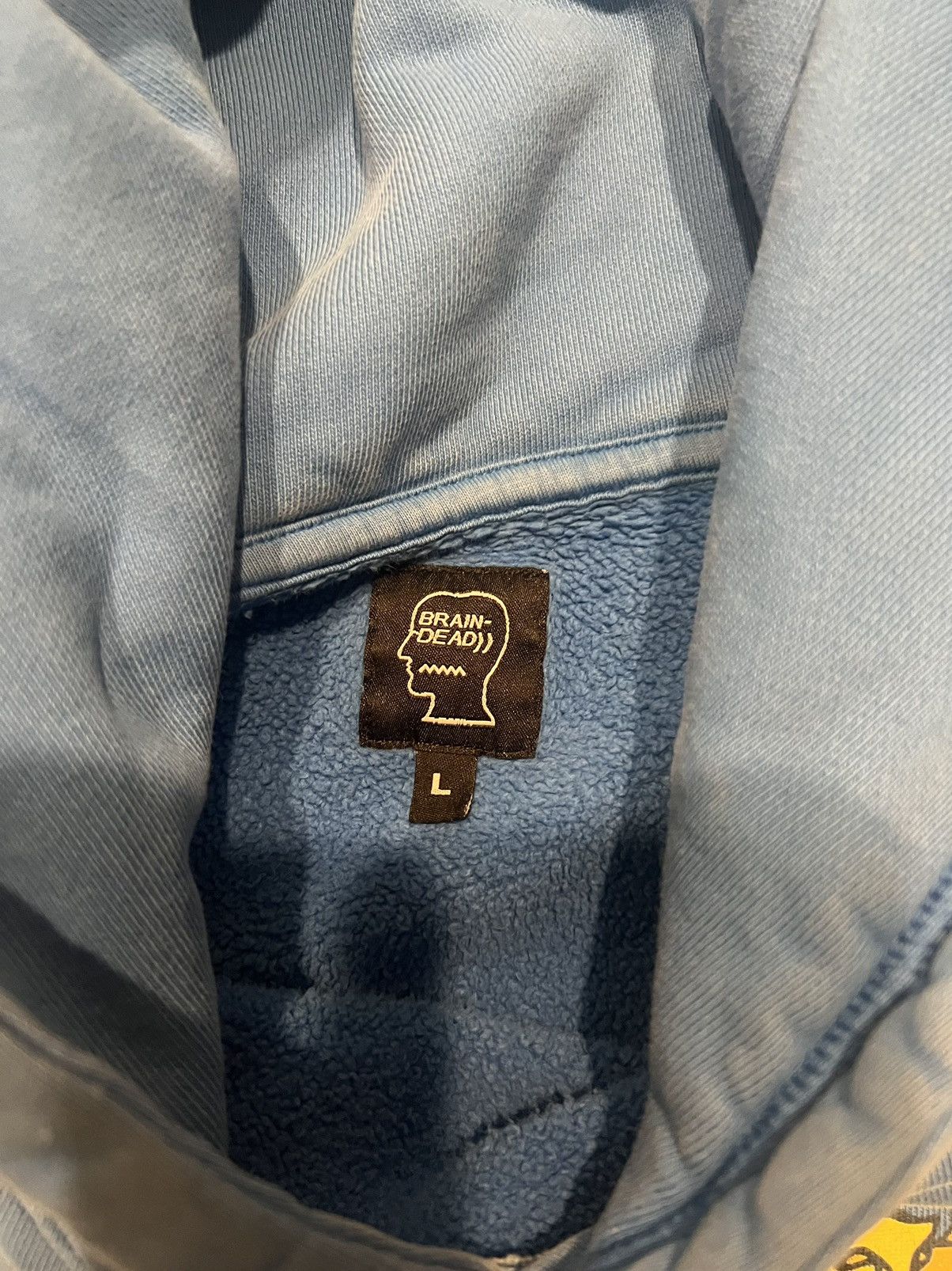 Brain Dead BRAIN DEAD “Running Fades” ‘China Blue’ Hoodie Size US L / EU 52-54 / 3 - 5 Thumbnail
