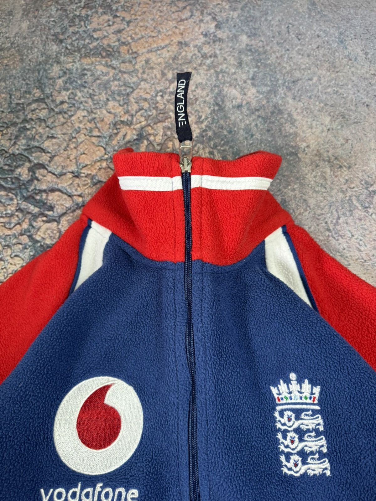 Vintage England Cricket 2000's Admiral Fleece Track Jacket Rare Size US L / EU 52-54 / 3 - 7 Thumbnail