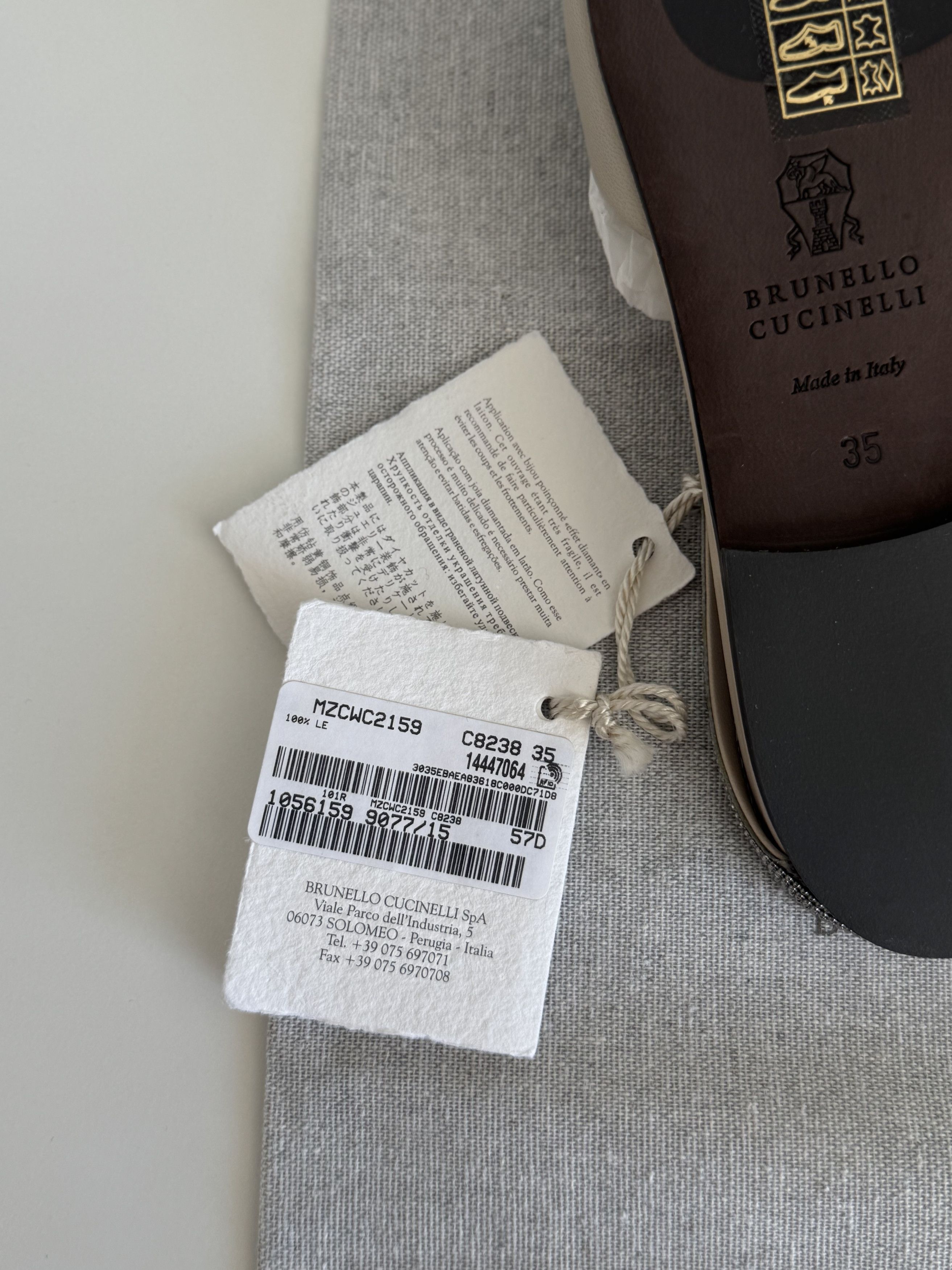 Brunello Cucinelli Brunello Cucinelli Mules | Brand new Size US 5 / IT 35 - 5 Thumbnail