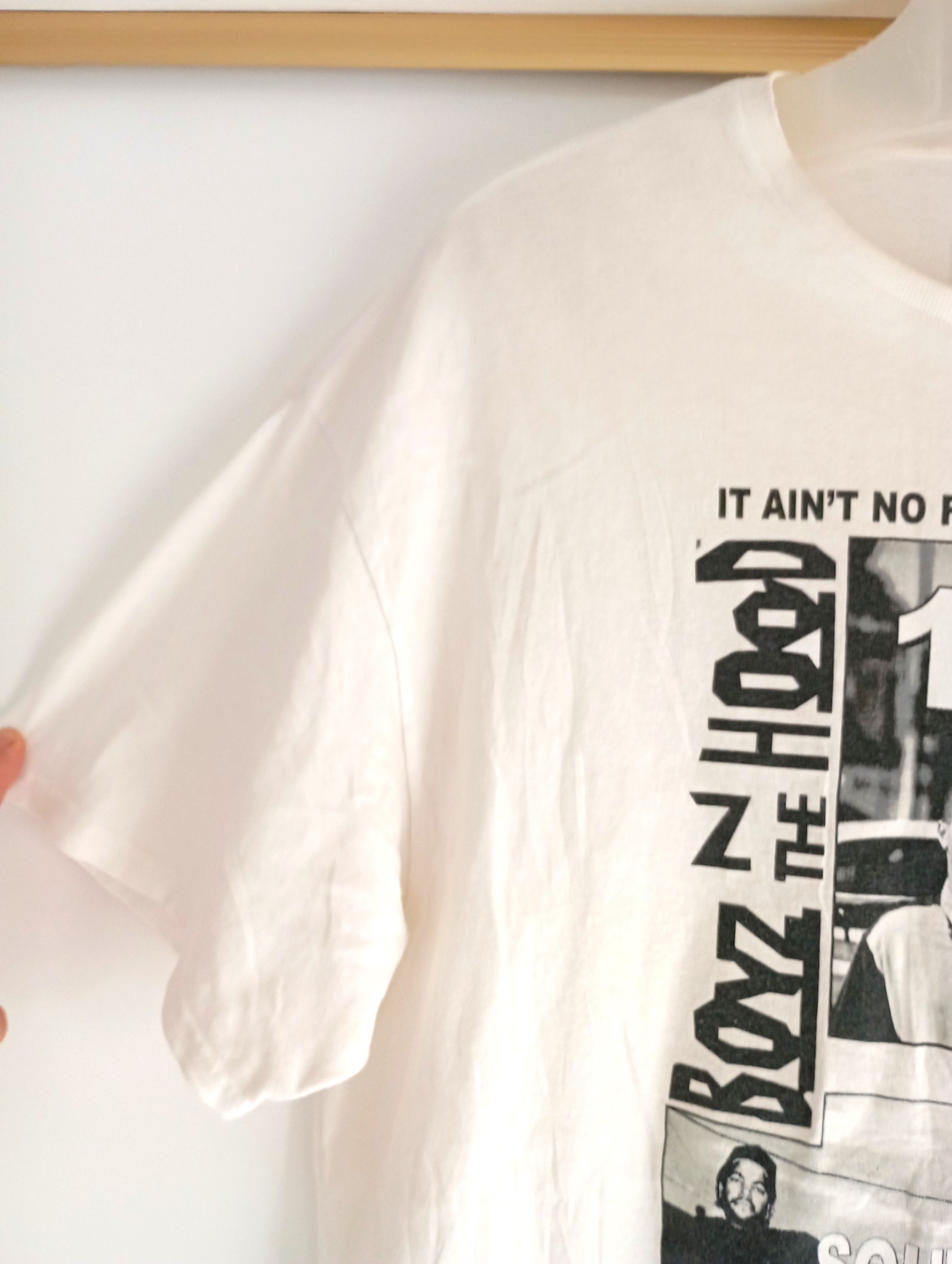 Vintage 1991 BOYZ N THE HOOD Movie Promo Tshirt Size US XL / EU 56 / 4 - 6 Thumbnail