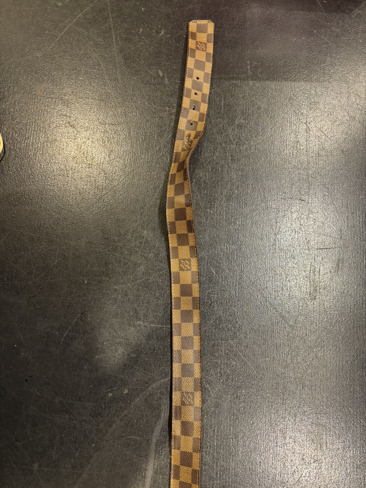 Louis Vuitton Louis Vuitton Square Buckle Damier Belt - Brown Size 36 - 4 Thumbnail